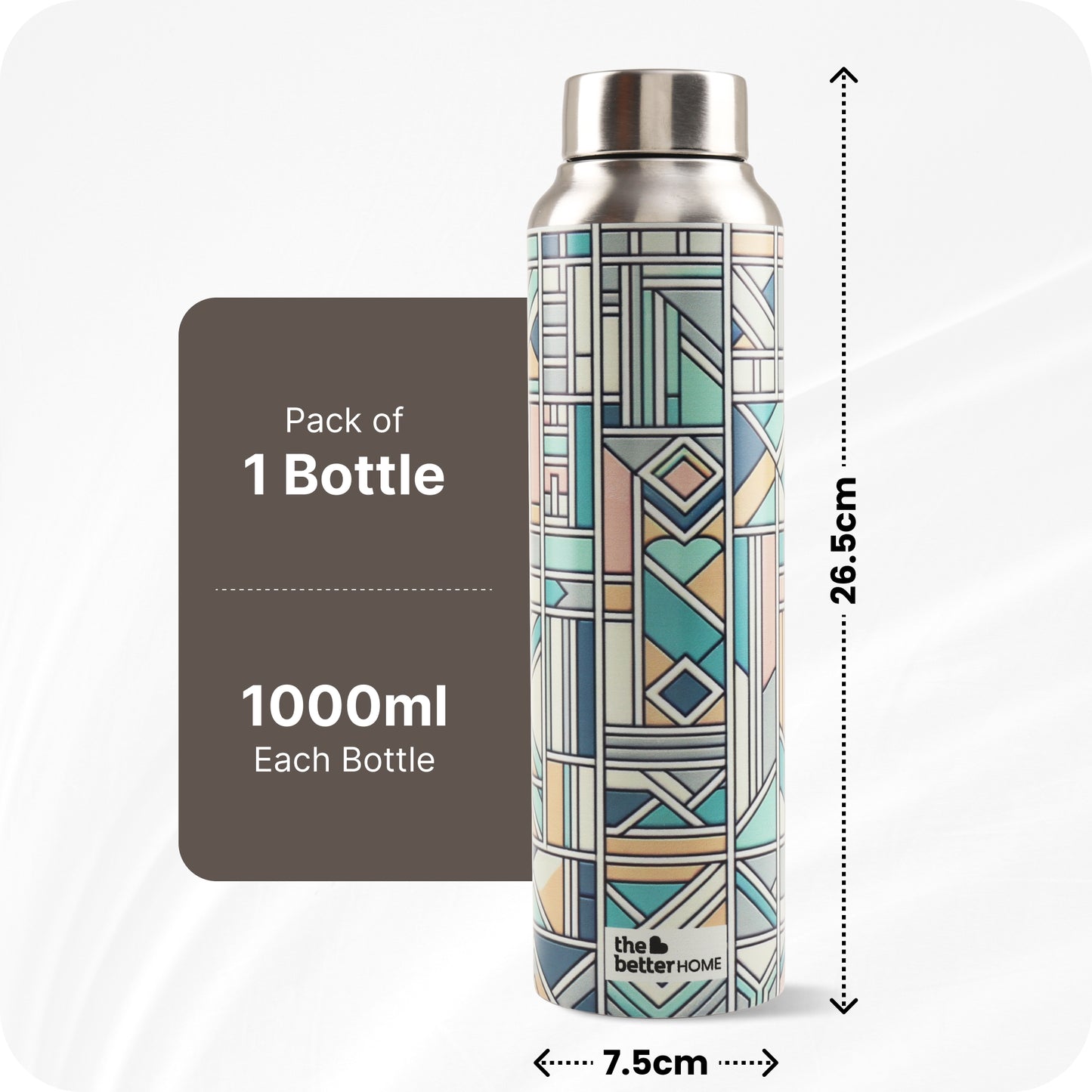 The Better Home stainless steel water bottle - Gym hydration