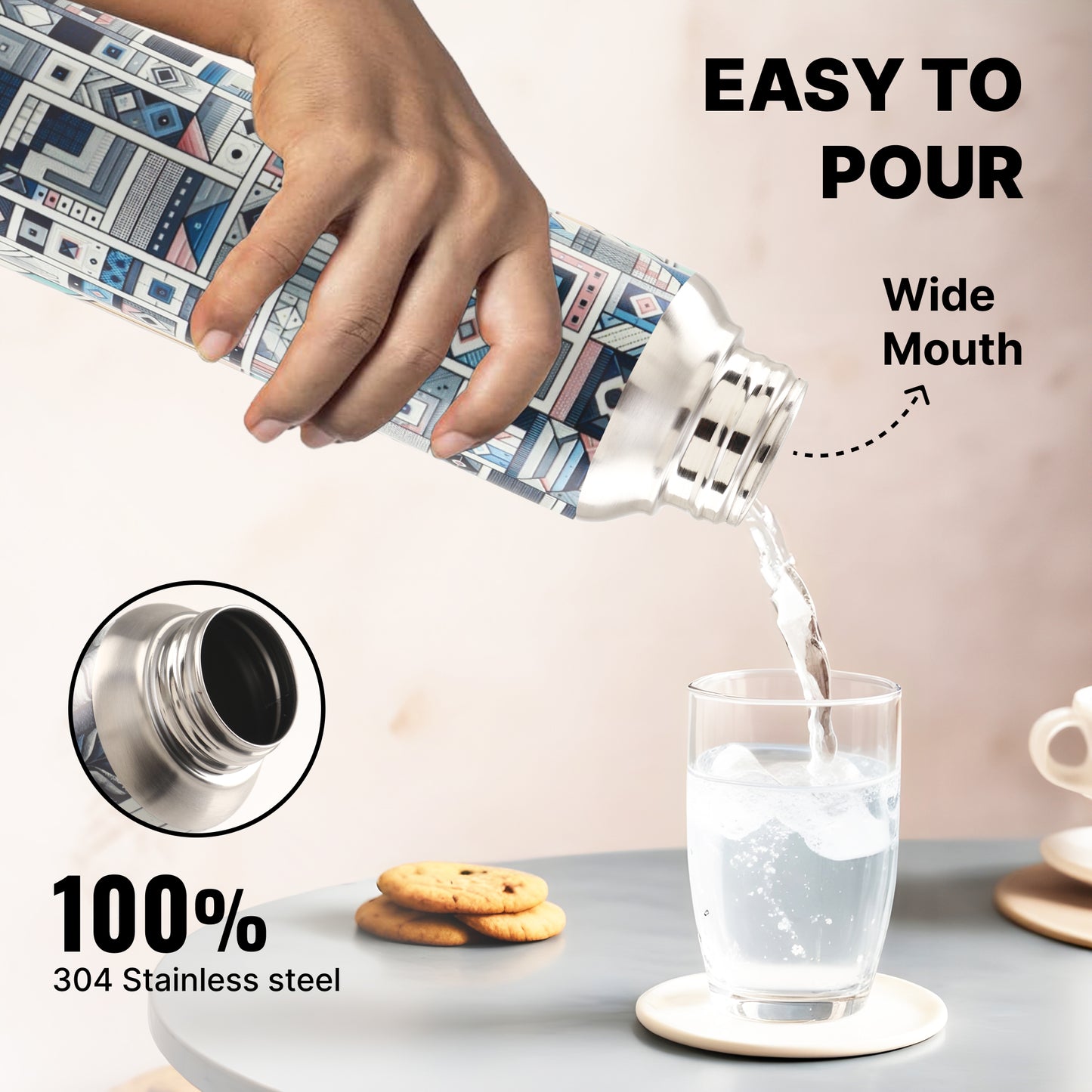 The Better Home stainless steel water bottle - stylish design