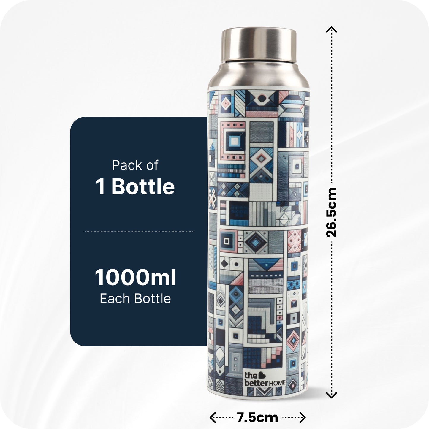 The Better Home stainless steel water bottle - travel hydration