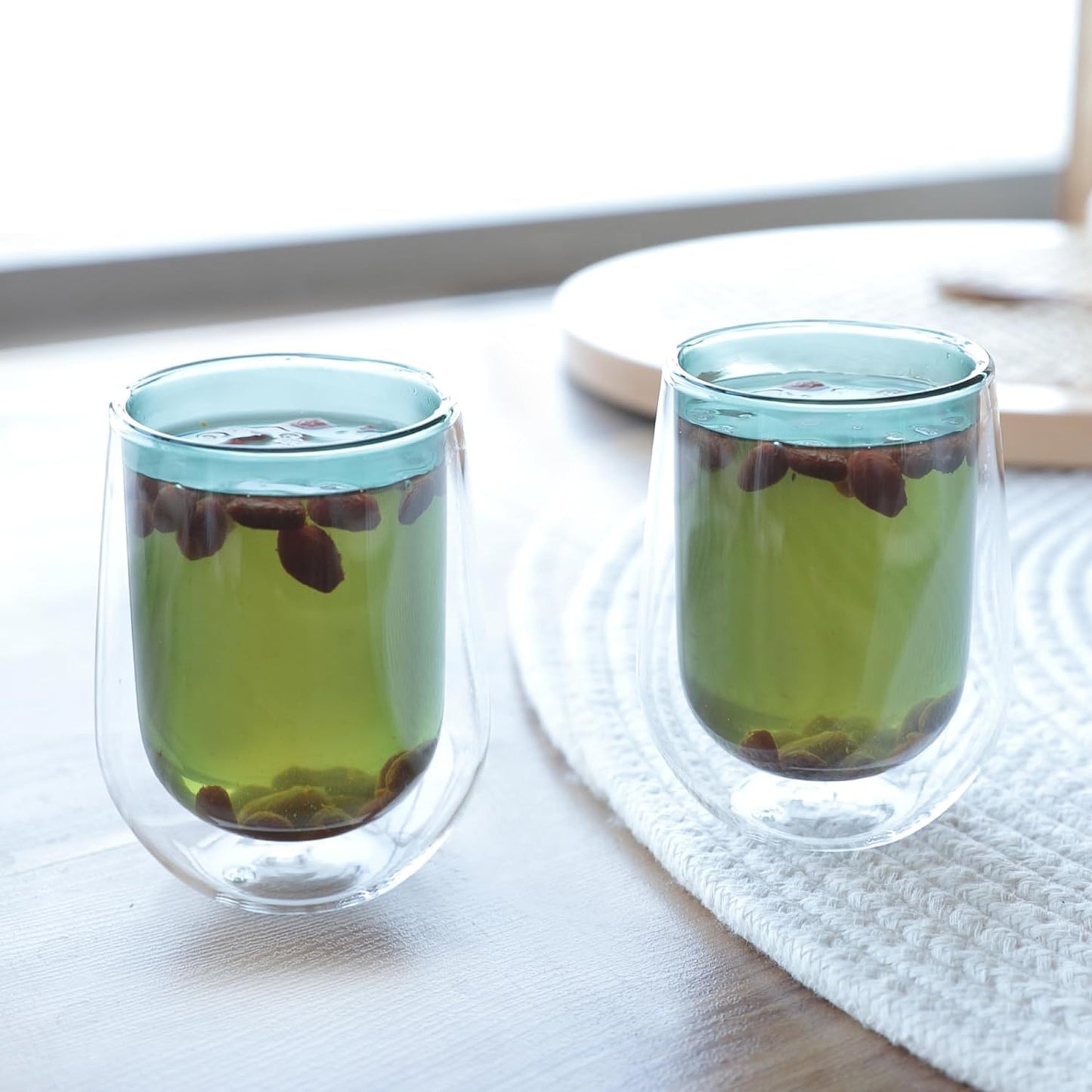 Kuber Industries green glass - suitable for party settings