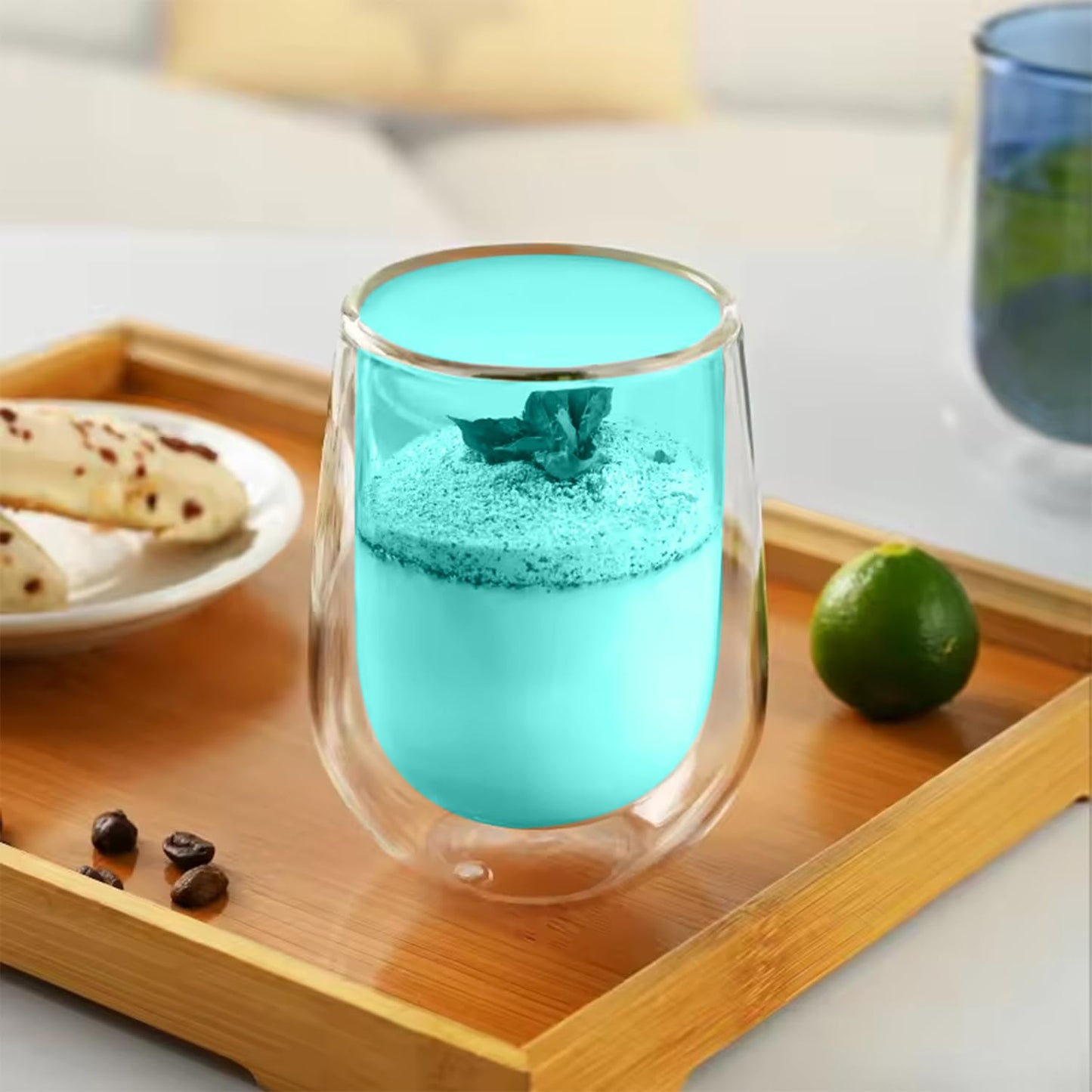 Kuber Industries double walled glass - for elegant dining