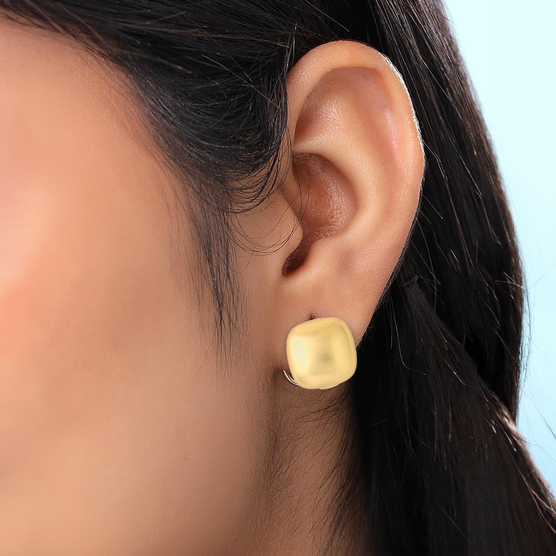 Yellow Chimes Geometric Stud Earrings - Perfect for birthdays