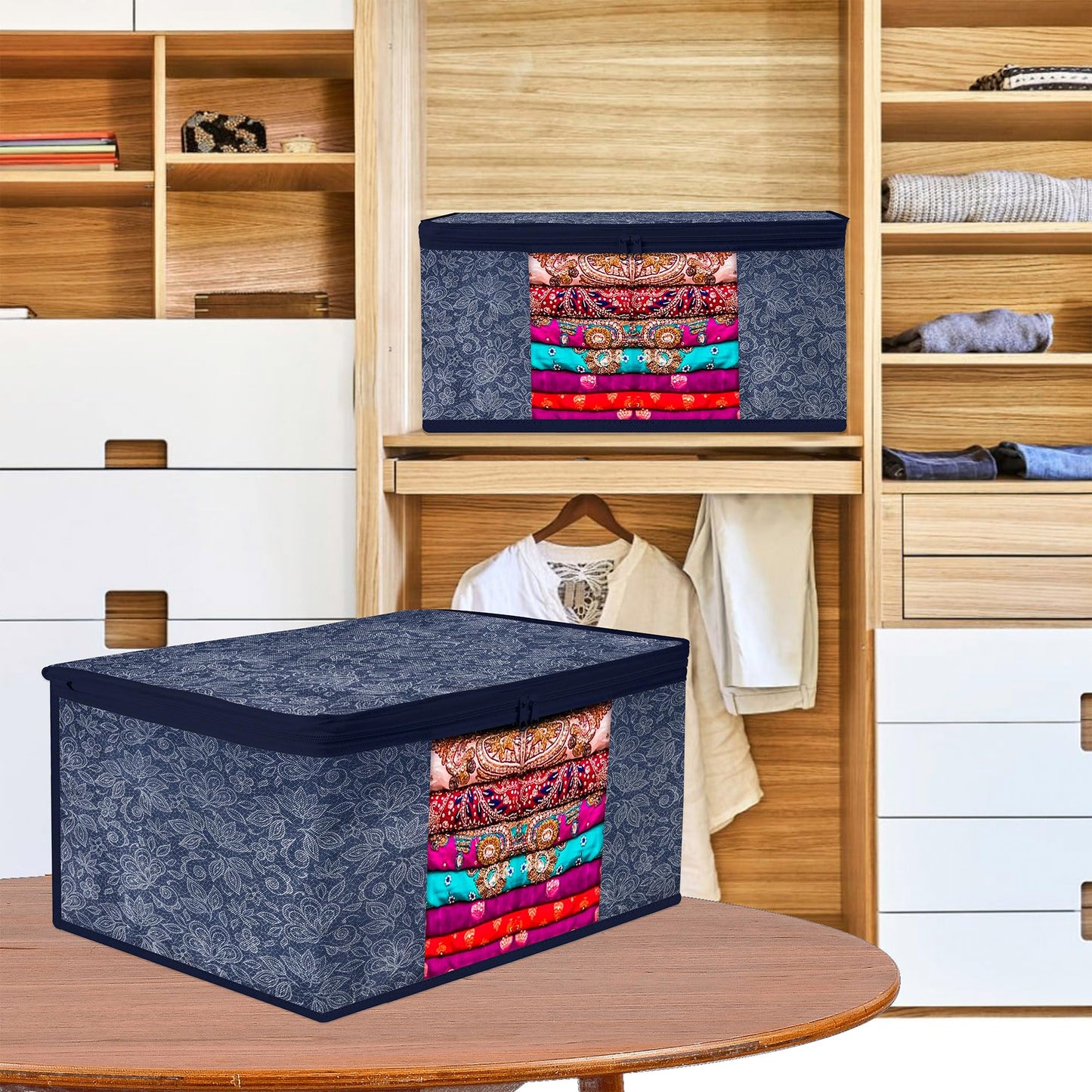 Kuber Industries non-woven saree organizer - Dust protection