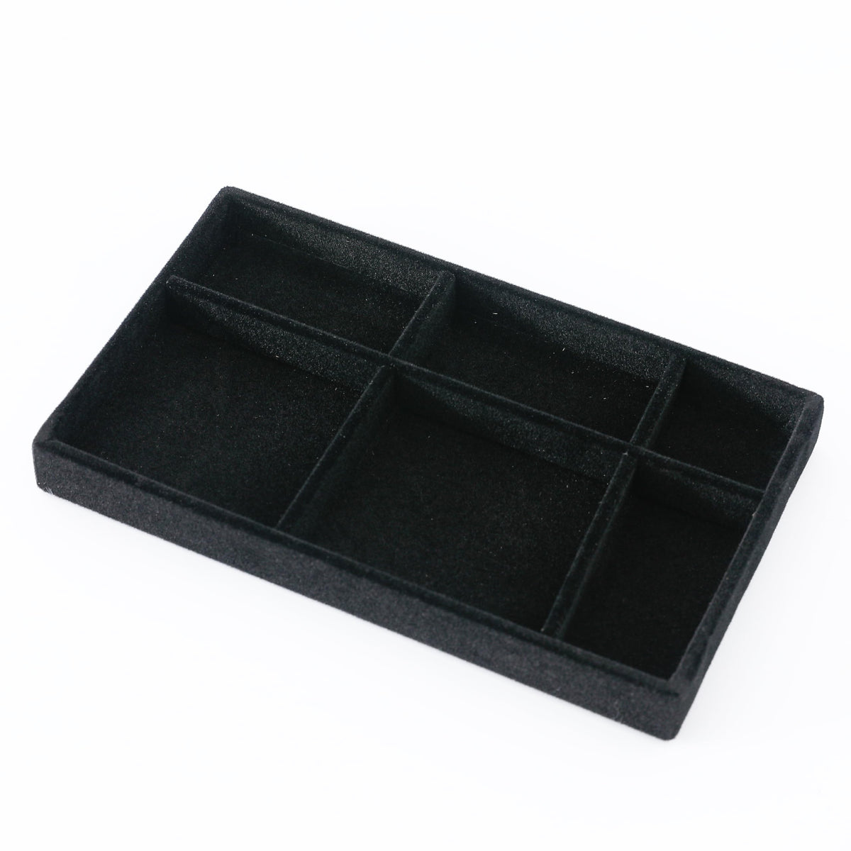 Kuber Industries Velvet Jewelry Trays - Dust-free organizer for rings