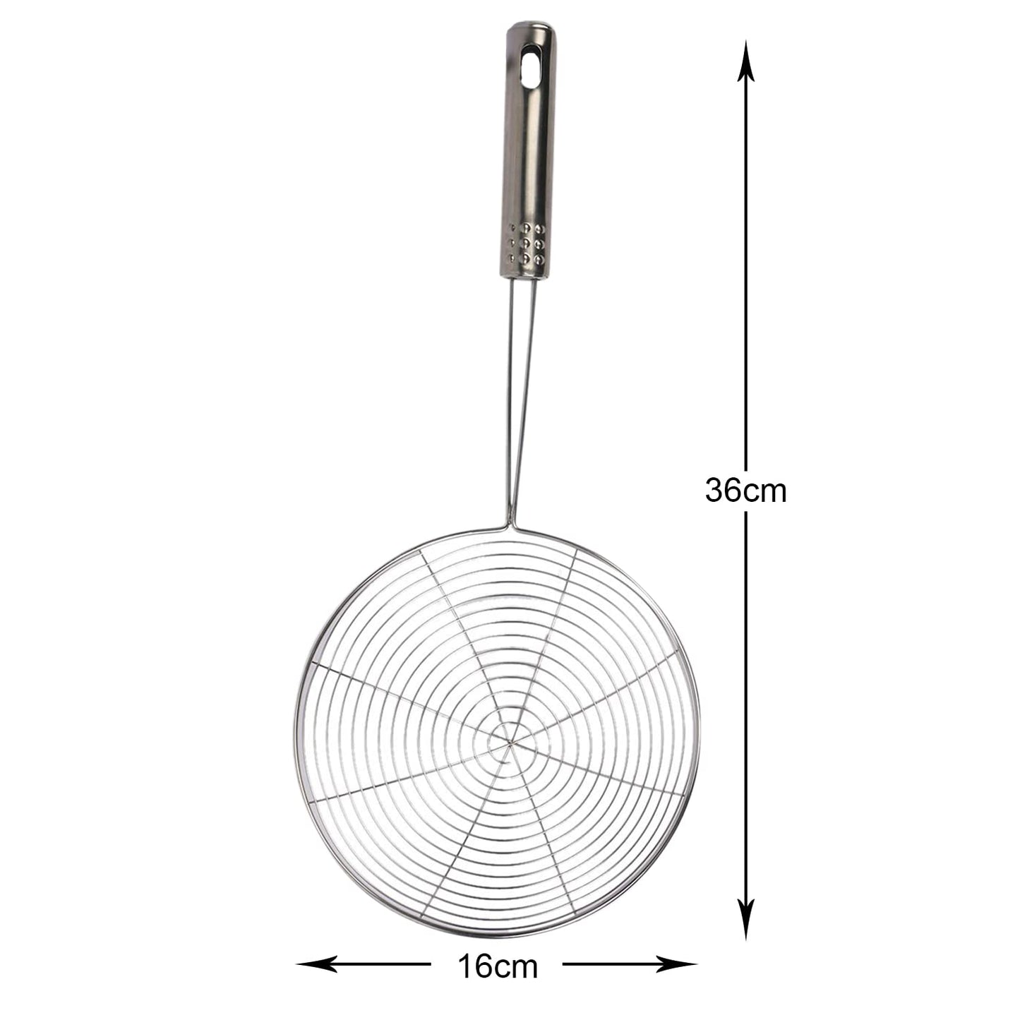 Kuber Stainless Steel Skimmer - Frying French Fries