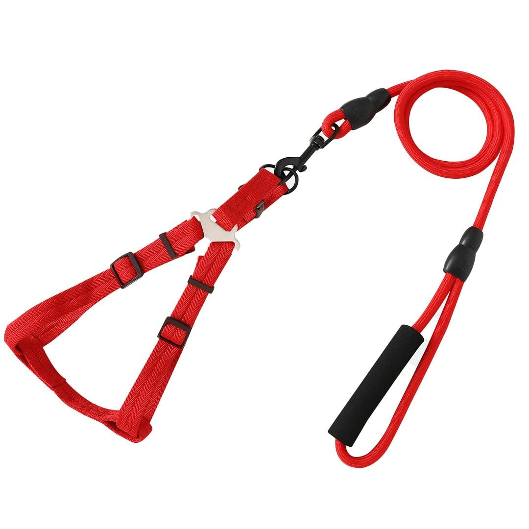 Kuber Industries dog harness - vibrant red design