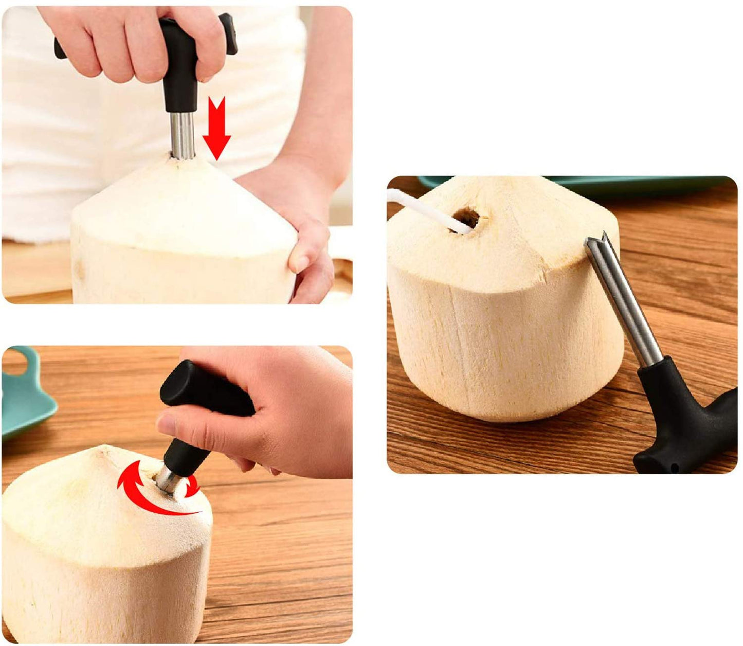 Kuber Industries coconut opener - easy home use