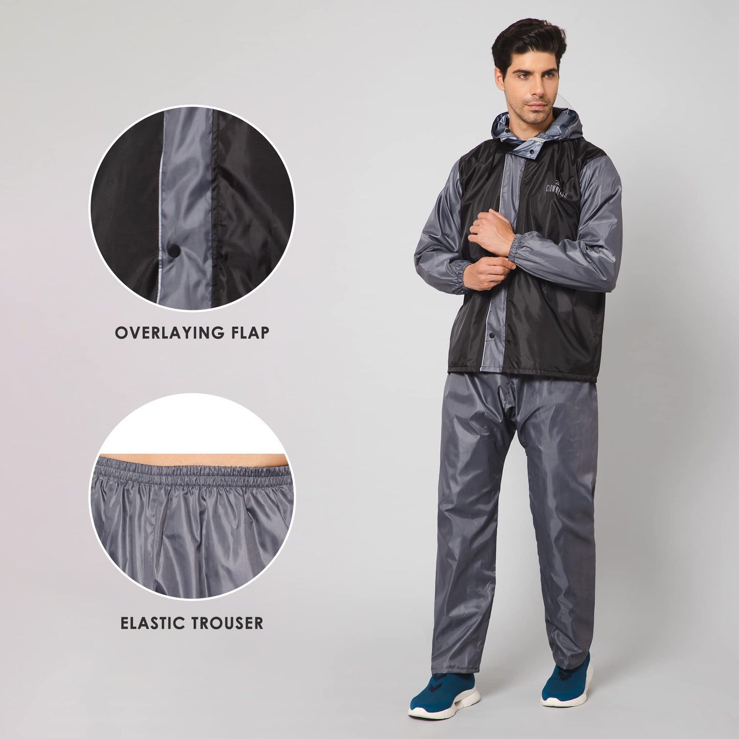 Clownfish men's raincoat - climbing excursion
