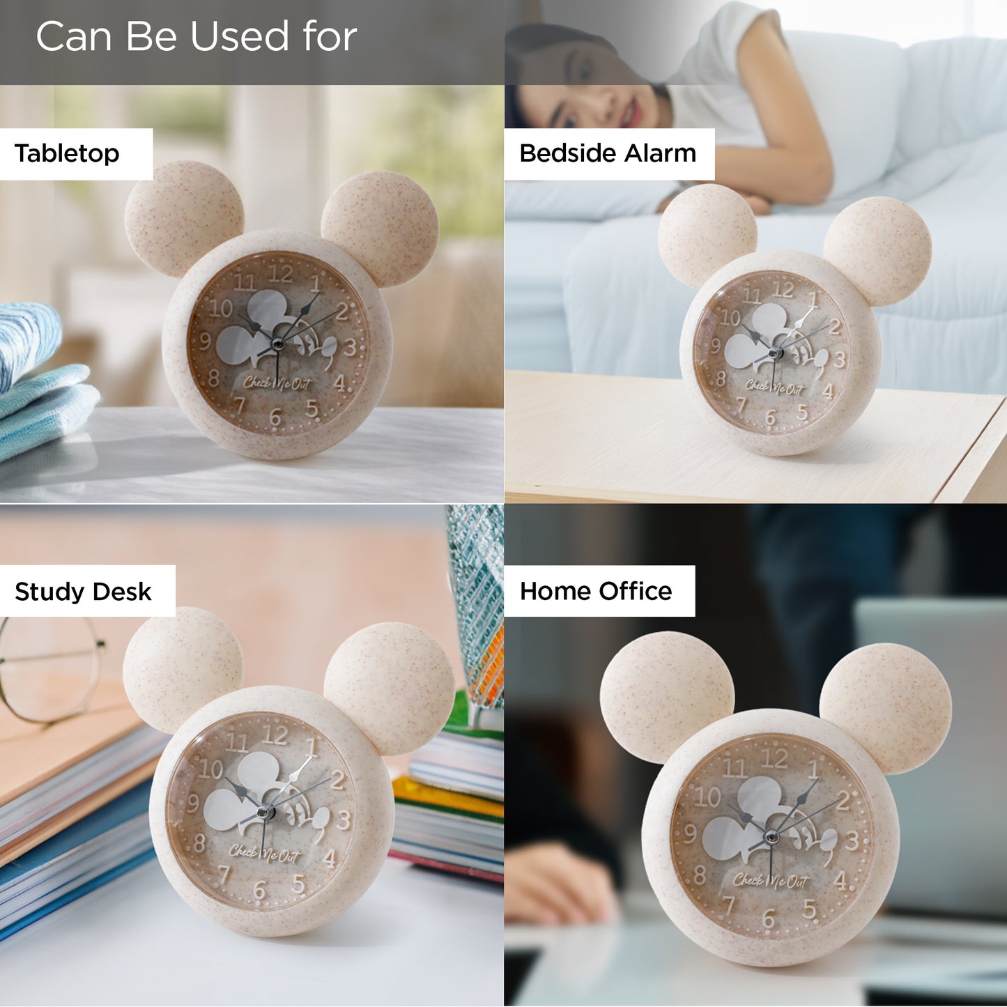 UMAI Mickey Mouse Alarm Clock - functional alarm for students