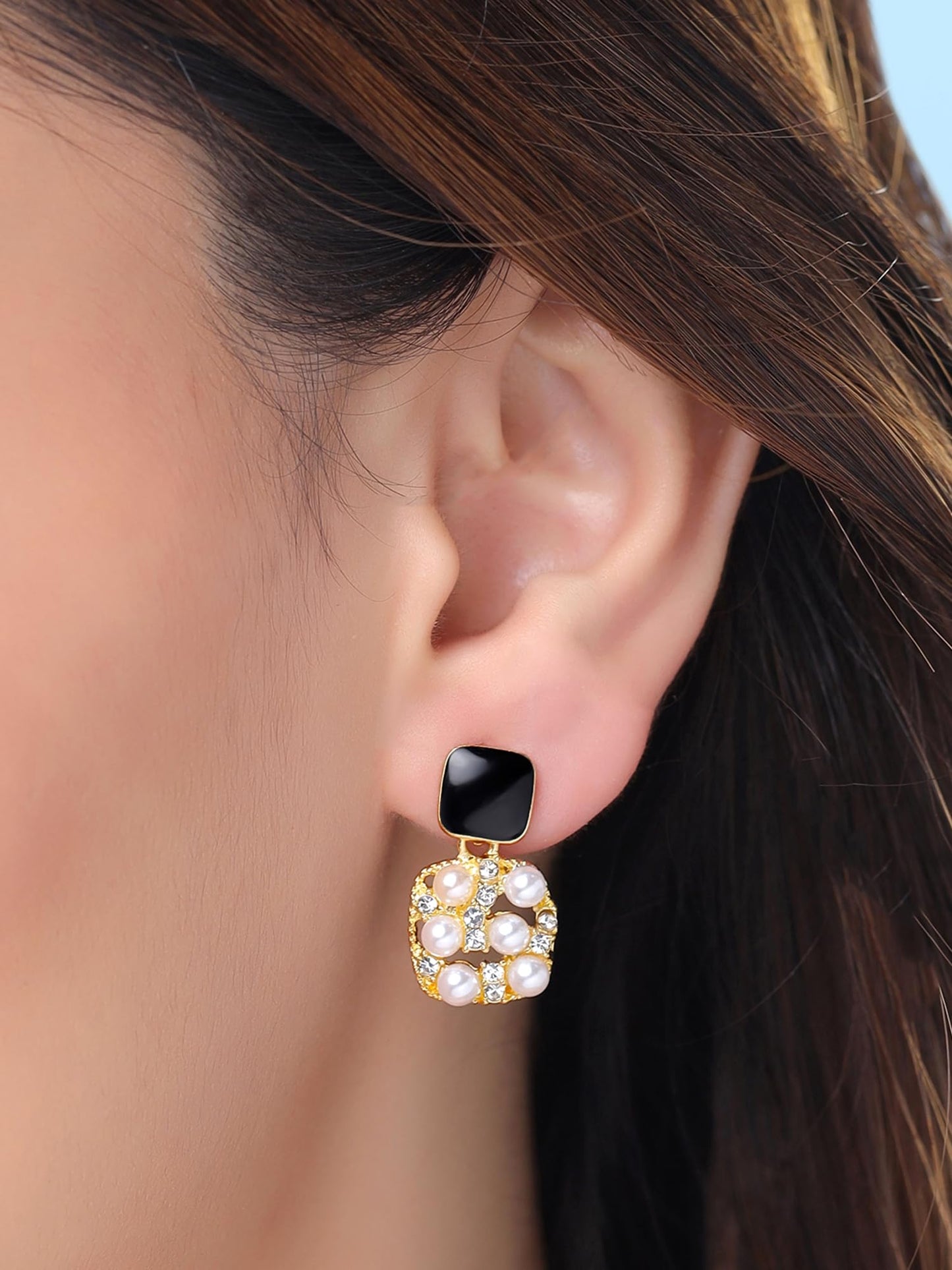 Yellow Chimes Light Weight Earrings - For Comfortable Daily Use
