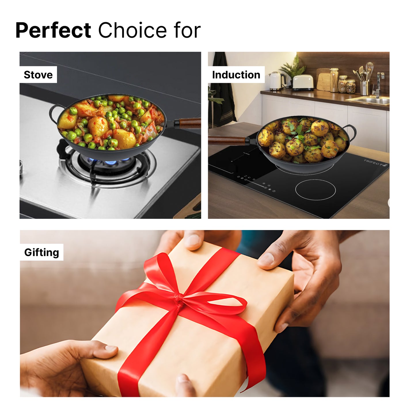 UMAI Carbon Steel Wok - ideal for sautéing vegetables