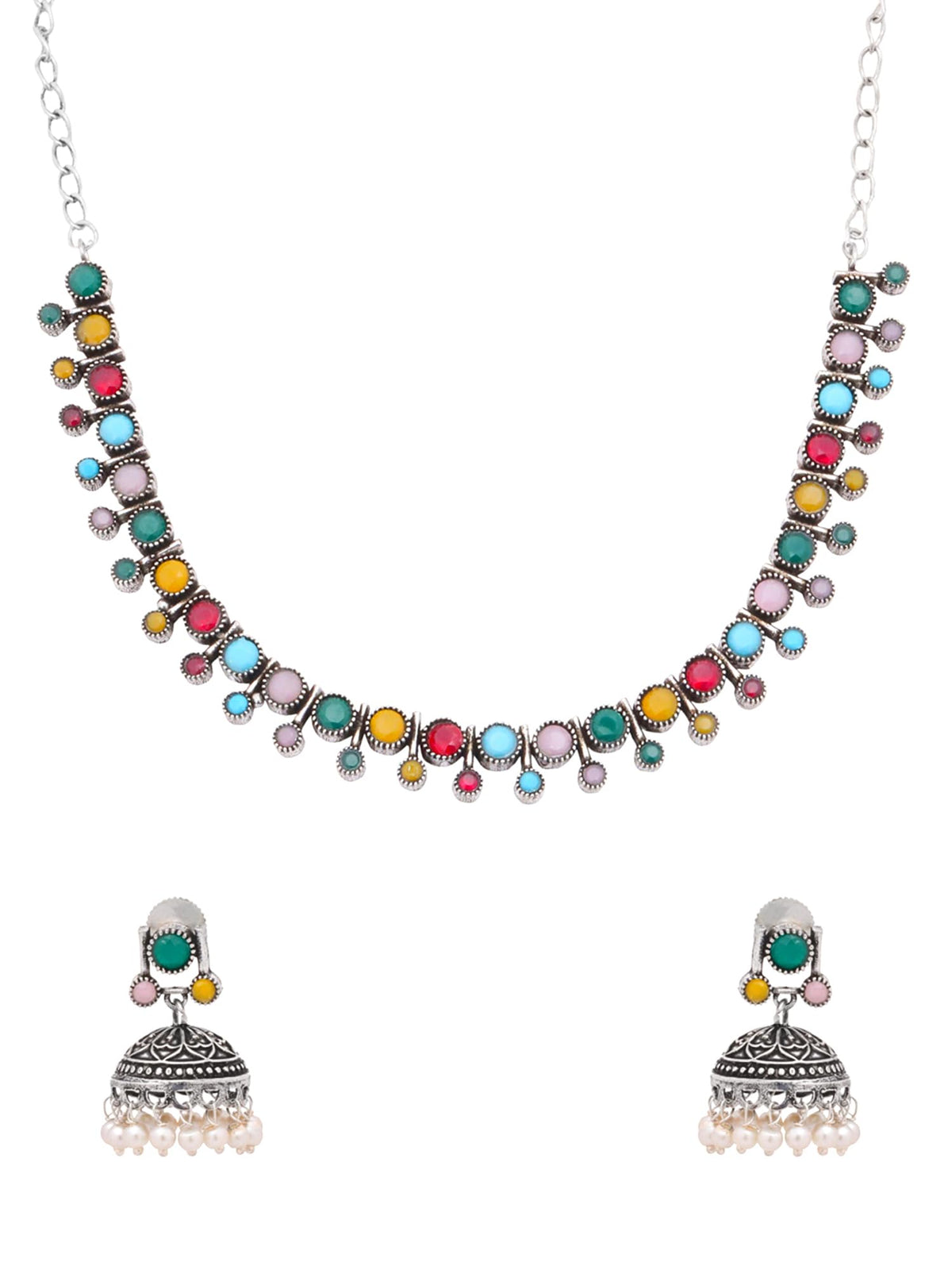 Yellow Chimes Traditional Choker Set - Unique wedding accessory