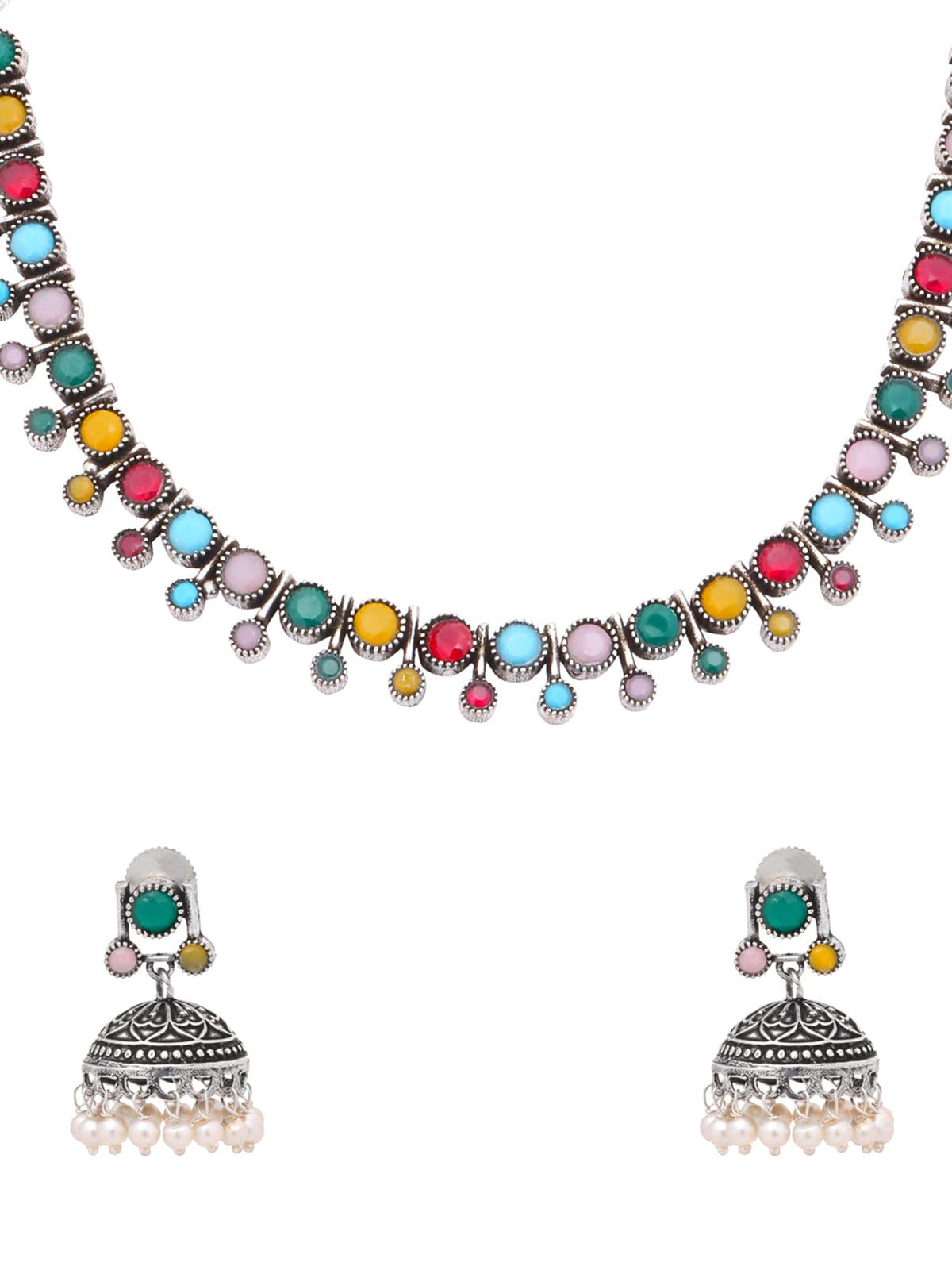 Yellow Chimes Choker Necklace - Perfect for festivals