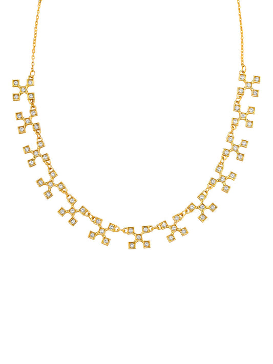 Yellow Chimes elegant choker - Stunning addition to any outfit