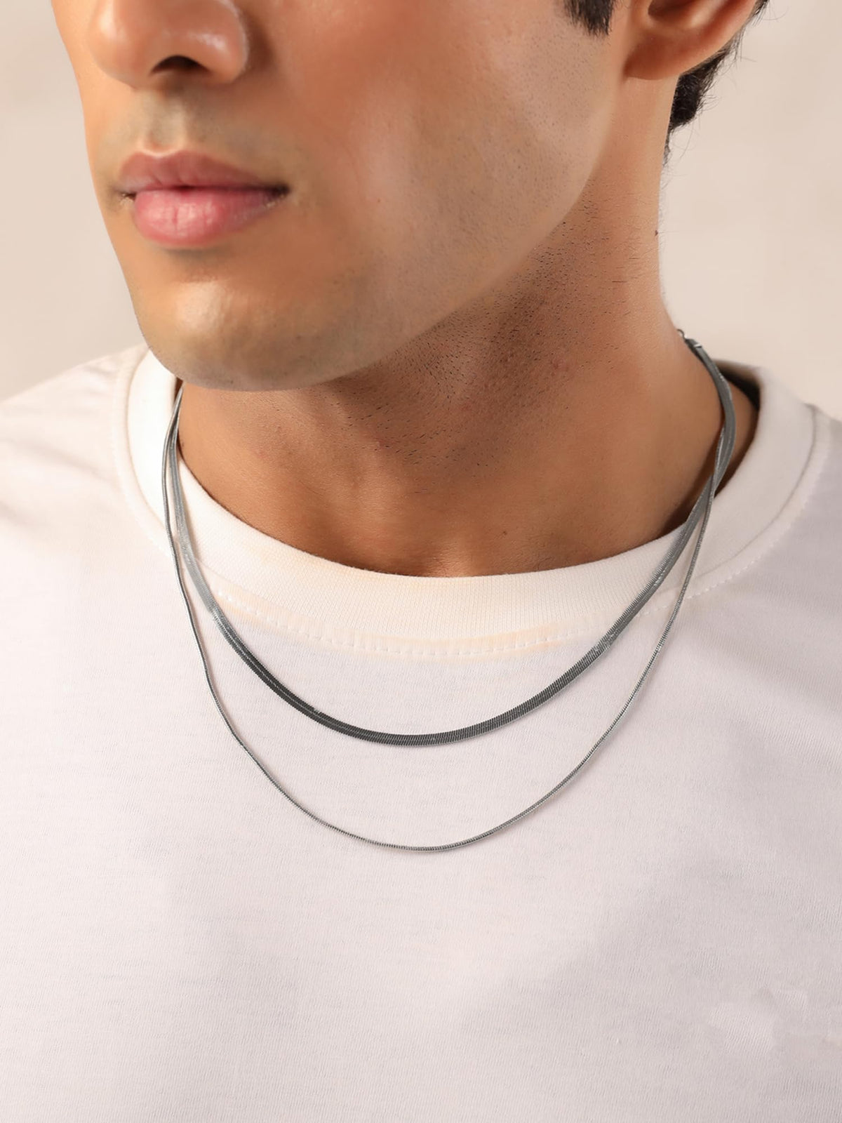 Yellow Chimes durable men necklace - lightweight comfort