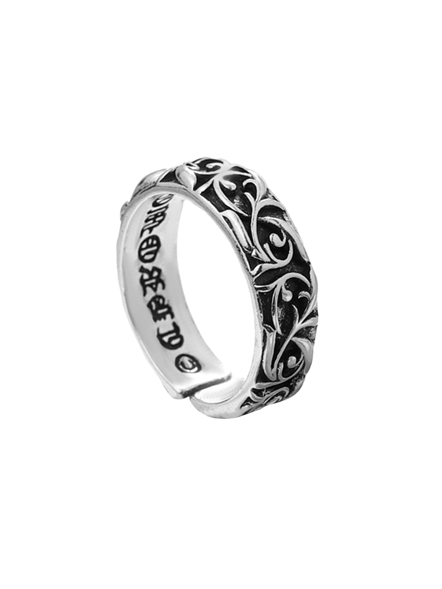 Yellow Chimes Men's Silver Ring - Elevate your outfit