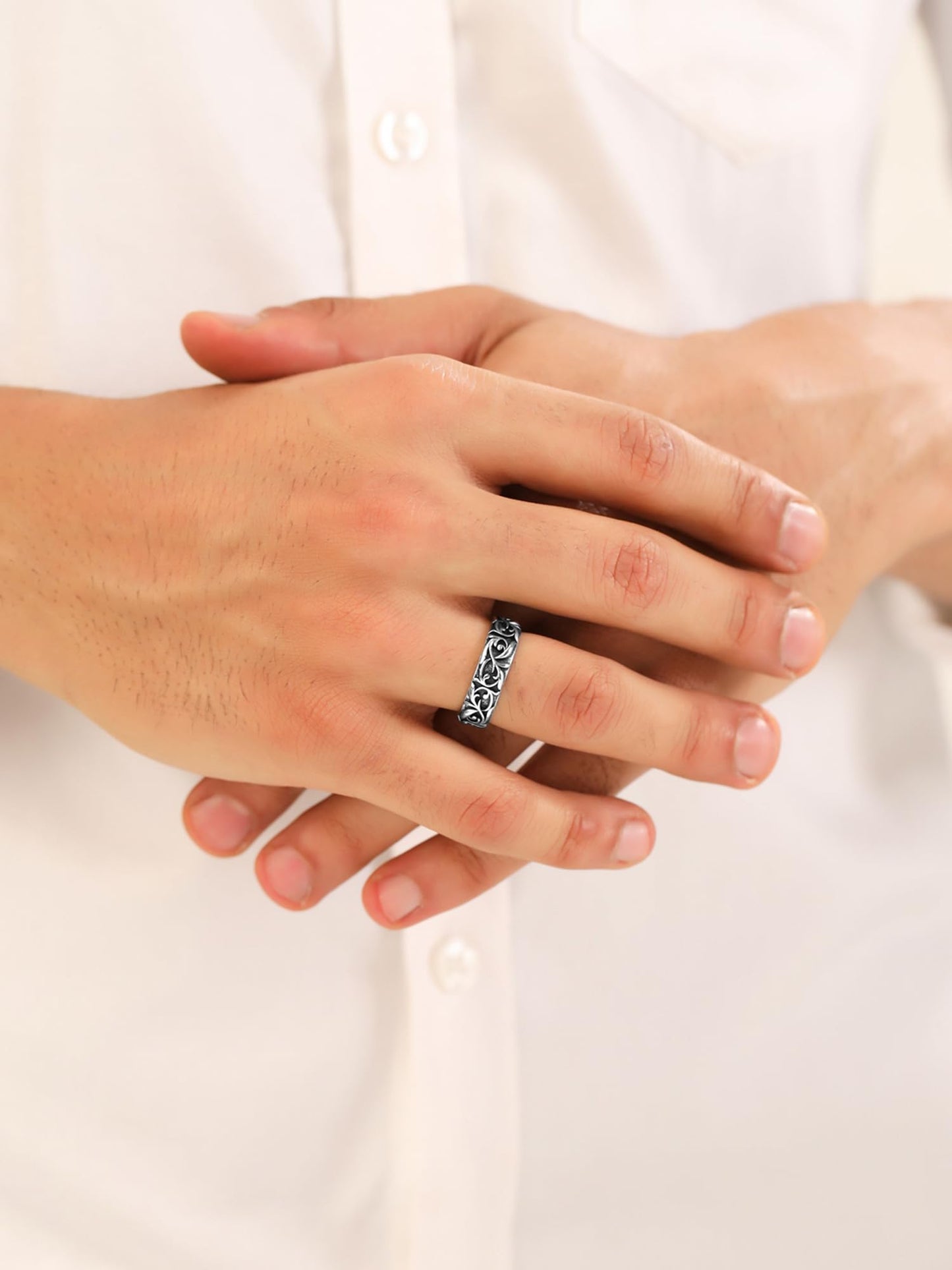 Yellow Chimes Punk Band Style Ring - Accessory for date nights