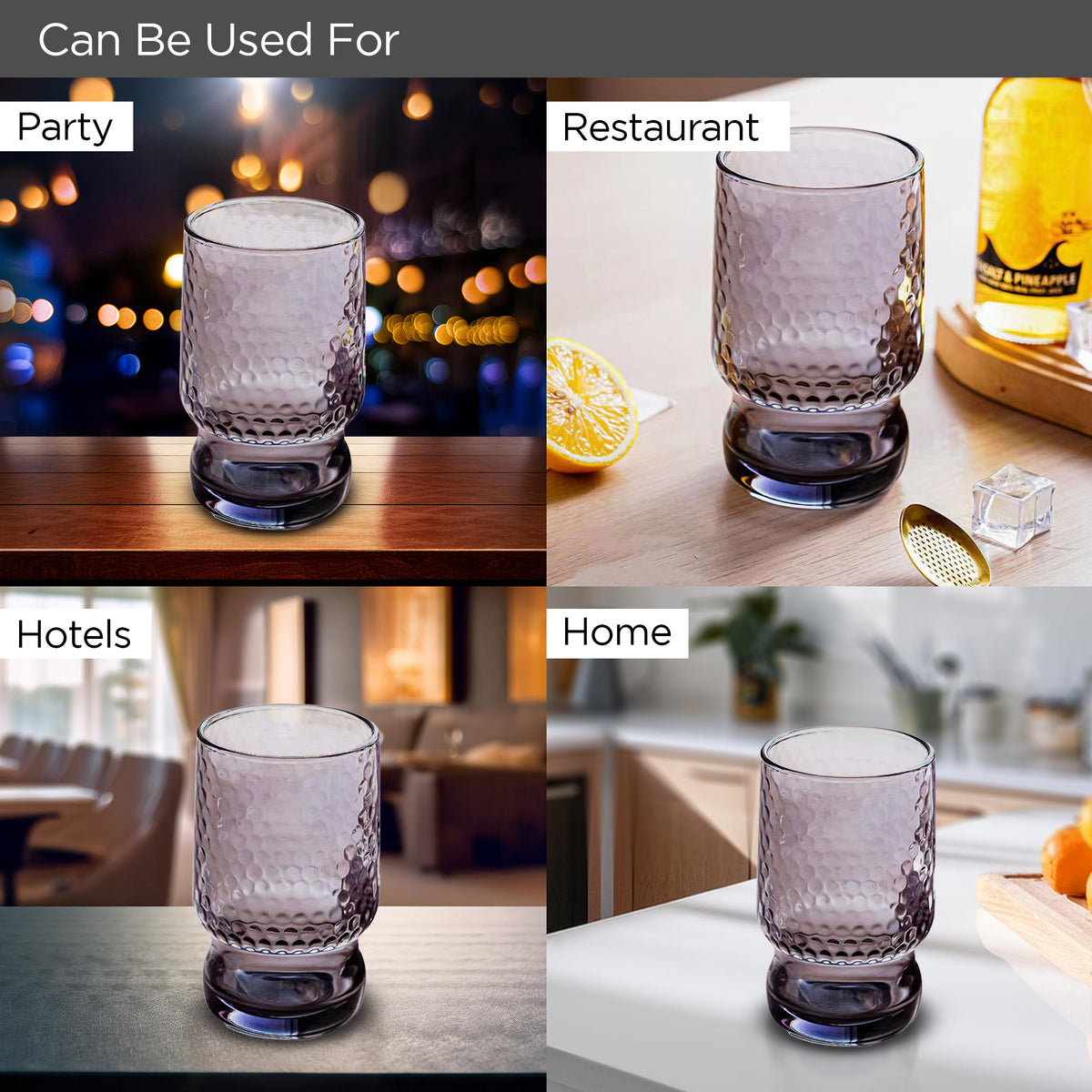 Better Home UMAI Drinking Glasses - Stylish for restaurants