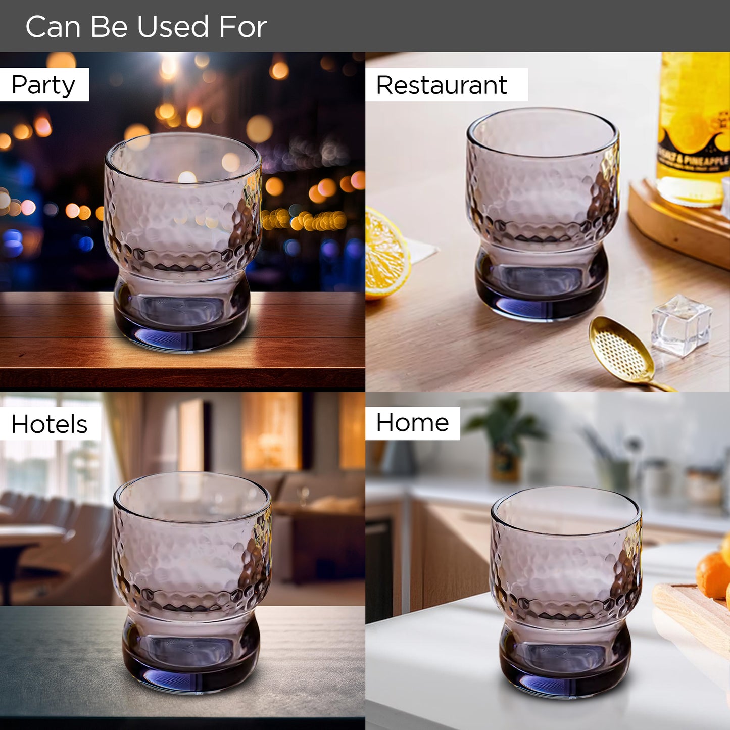 The Better Home UMAI juice glasses - ideal for family dinners