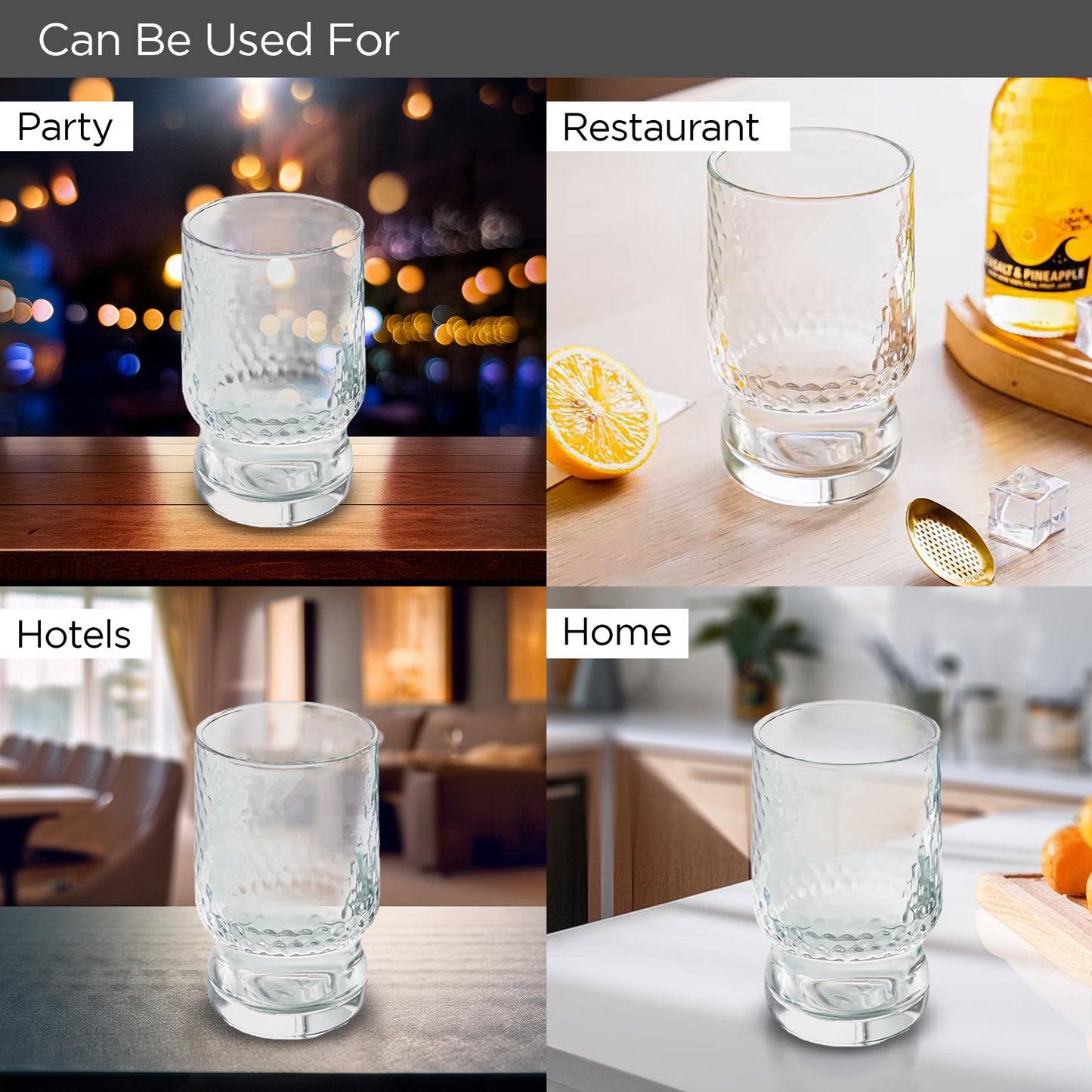 The Better Home lead-free glasses - refreshing drinks
