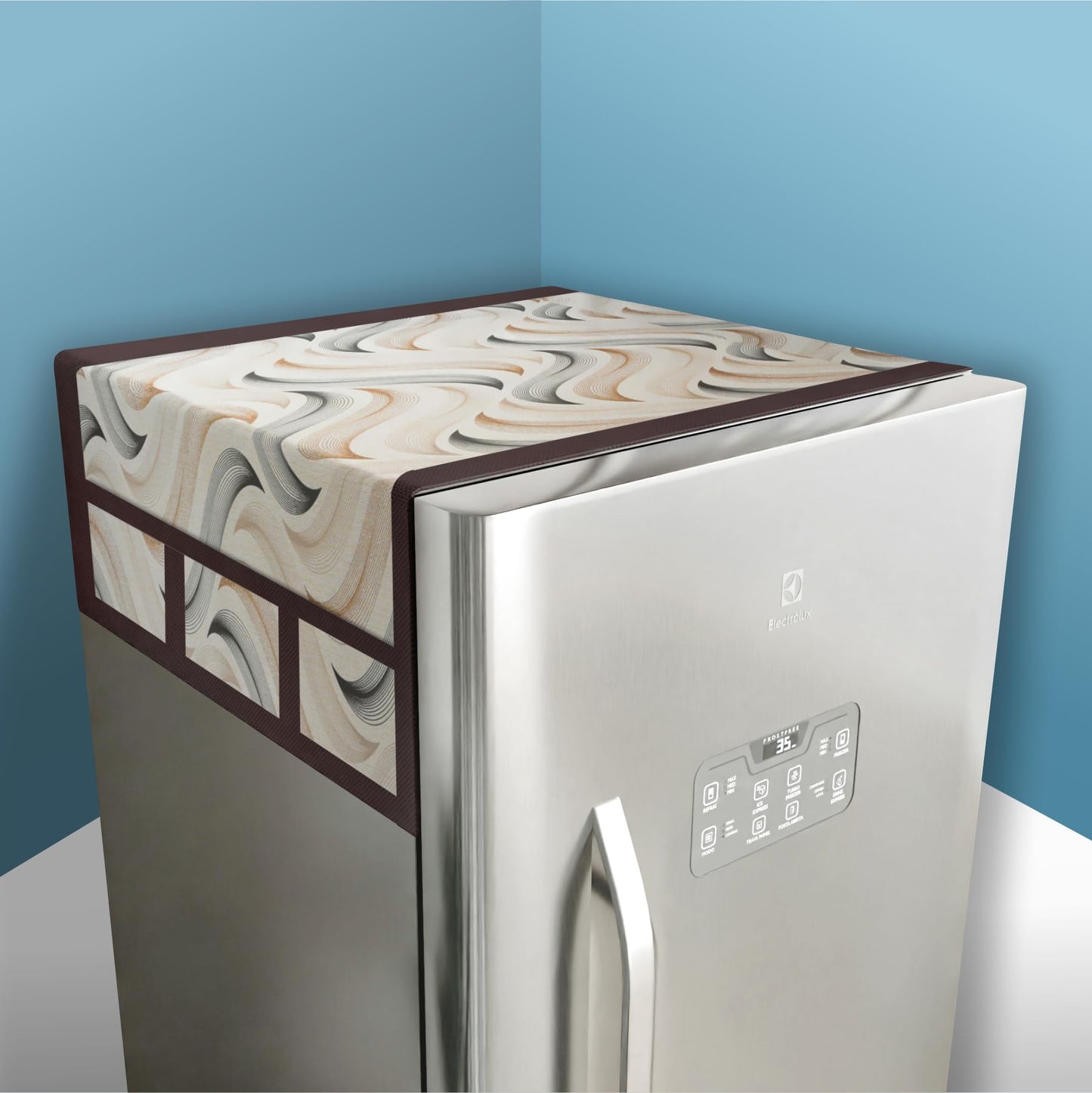 Kuber Industries fridge top cover - Durable PVC material