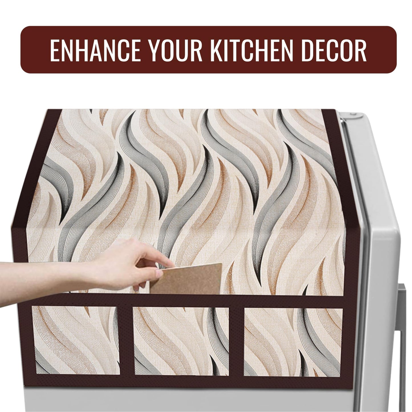 Kuber Industries fridge top cover - Kitchen decor accessory