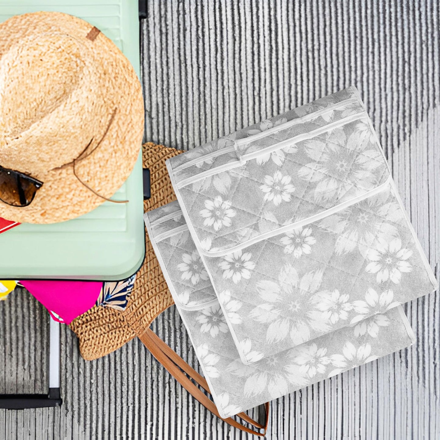 Kuber Industries Travel Storage Organizer - floral design for beauty