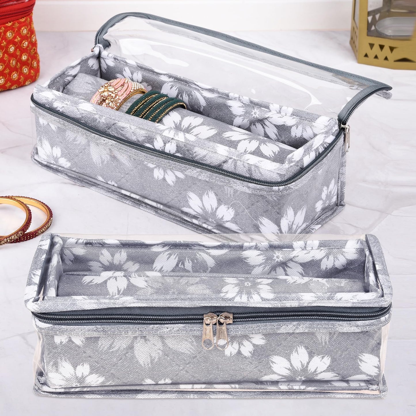 Kuber Single Rod Bangle Box - Sophisticated accessory organization