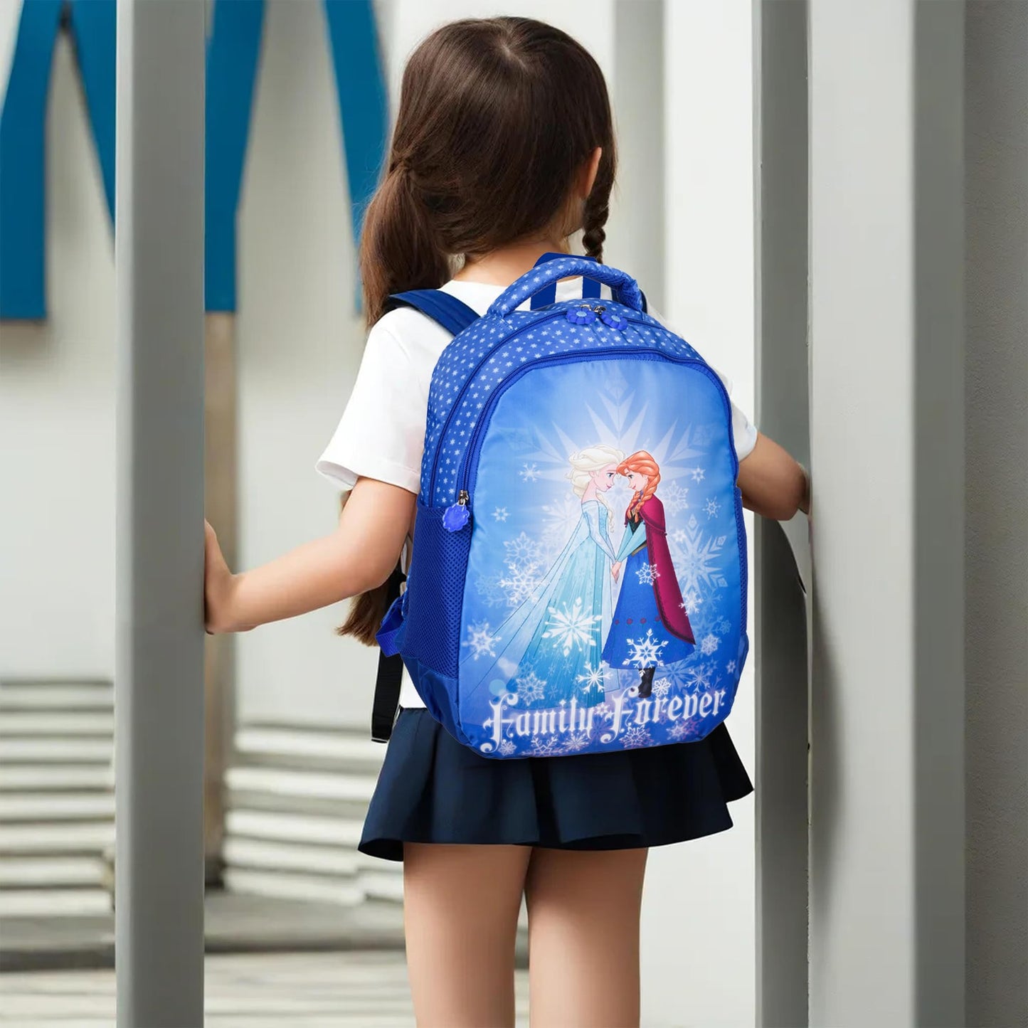 Kuber Industries Disney Frozen Backpack - Daily activities