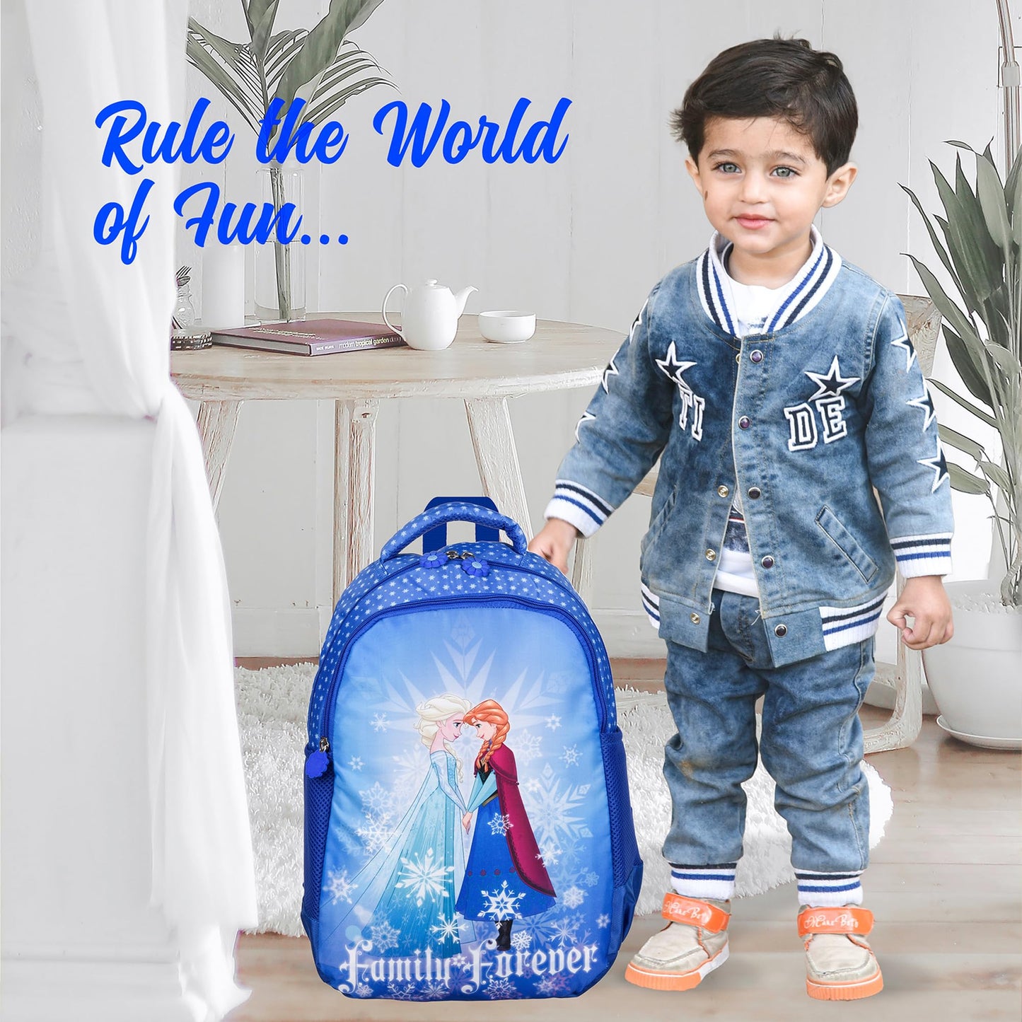 Kuber Industries Disney Frozen Backpack - School use