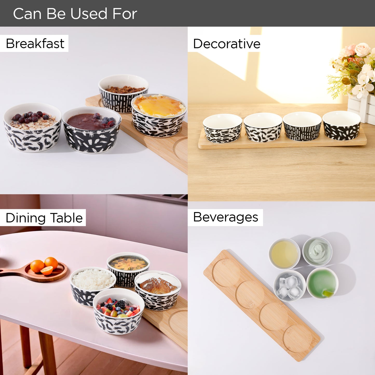 The Better Home serving tray set - elegant dining decor