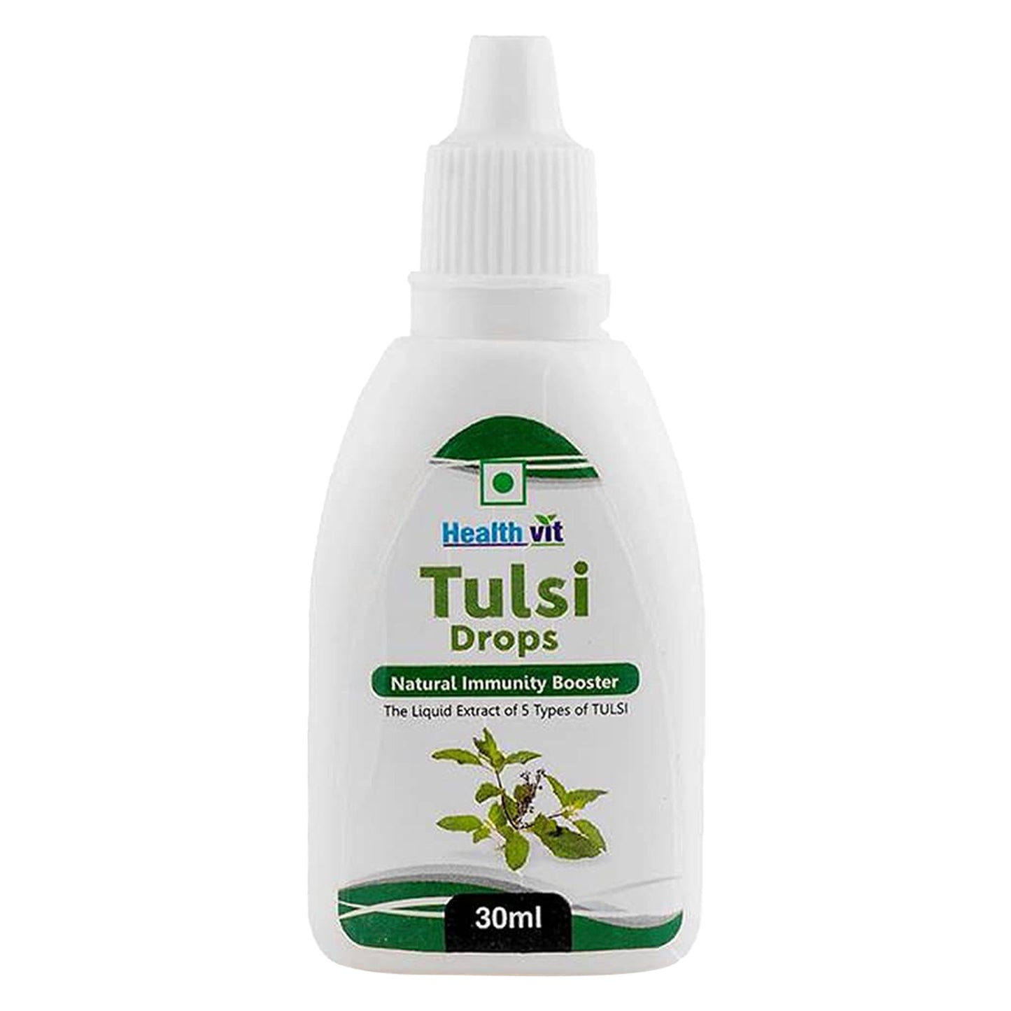 Healthvit Tulsi Drops - Convenient dropper for easy use