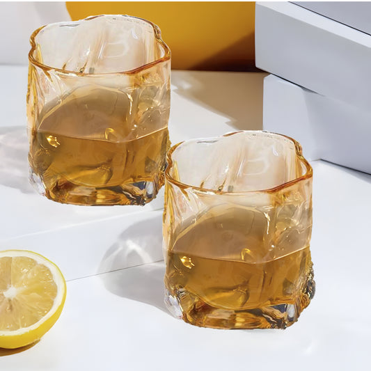 UMAI whiskey glasses - durable lead-free crystal