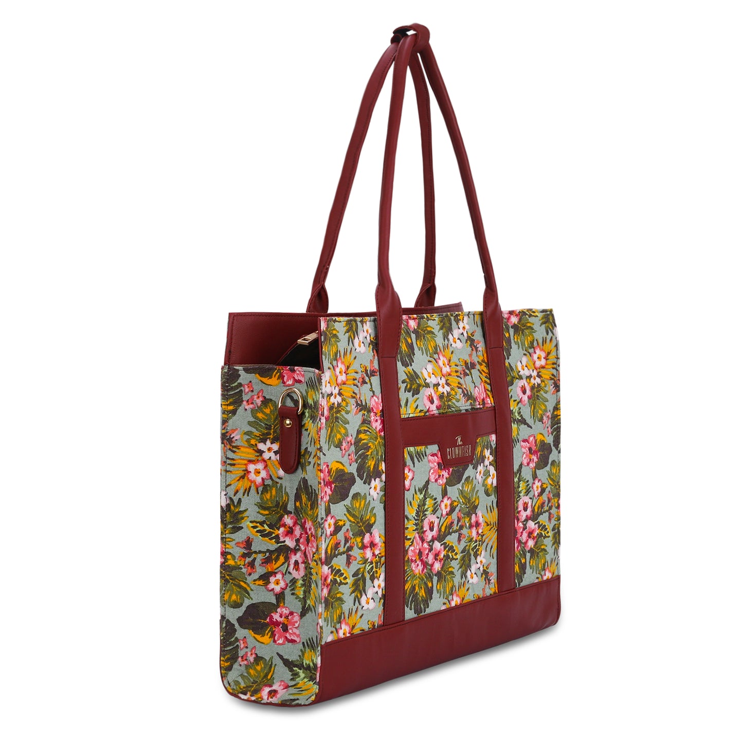 Clownfish Tote with Laptop Sleeve - Office essentials bag