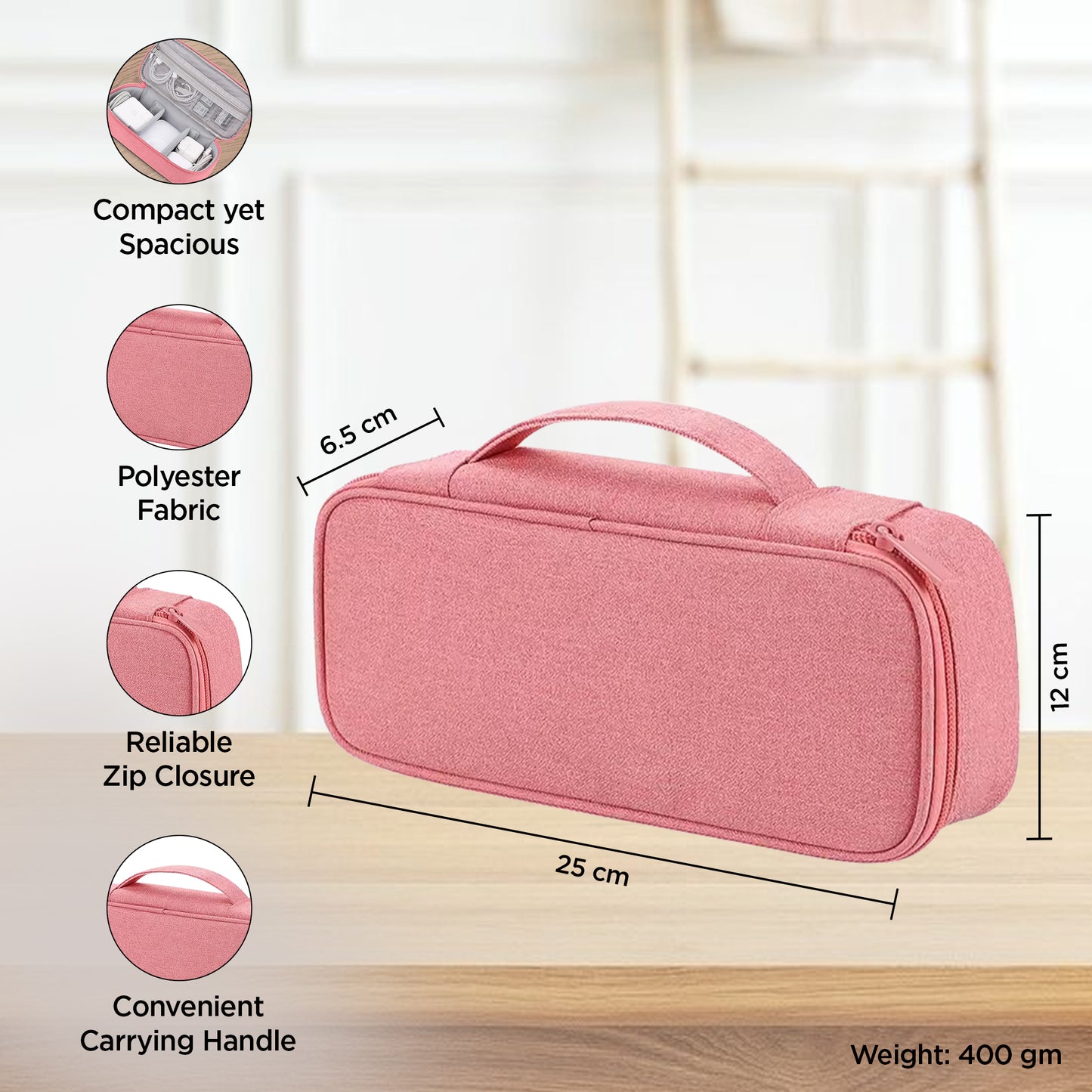 UMAI toiletry bag - versatile travel accessory