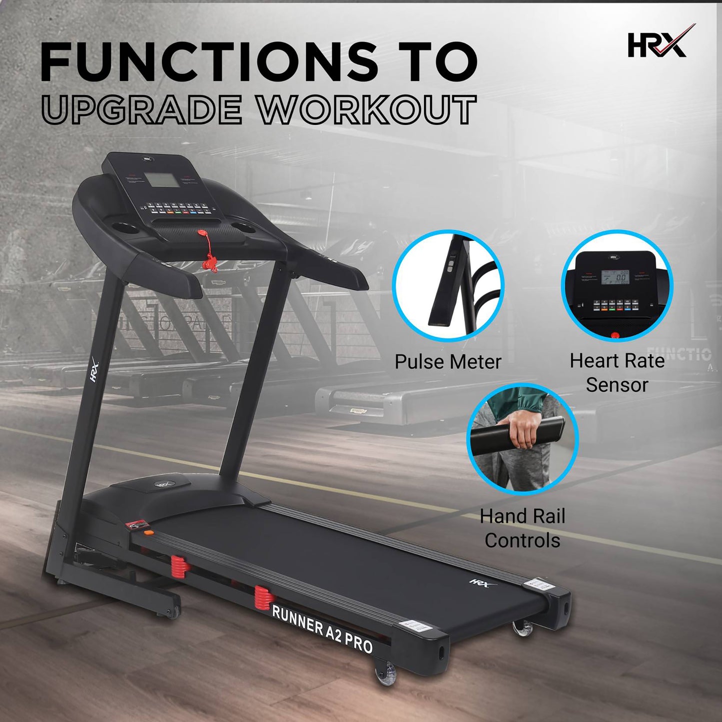 Reach HRX RUNNER A2 PRO Treadmill - Home Gym Usage