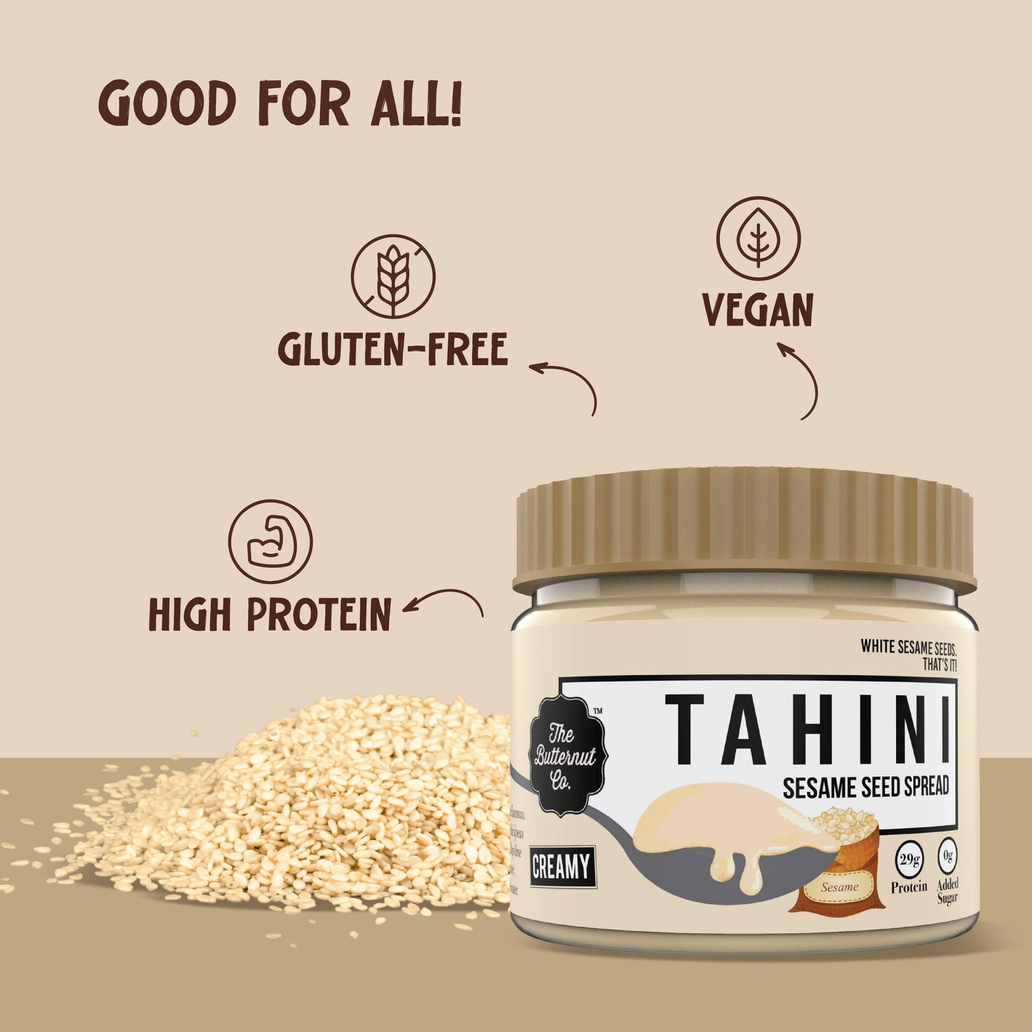 The Butternut Co. tahini spread - healthy baking ingredient