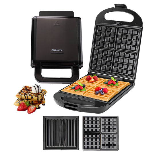 FUMATO non-stick sandwich maker - effortless cleanup