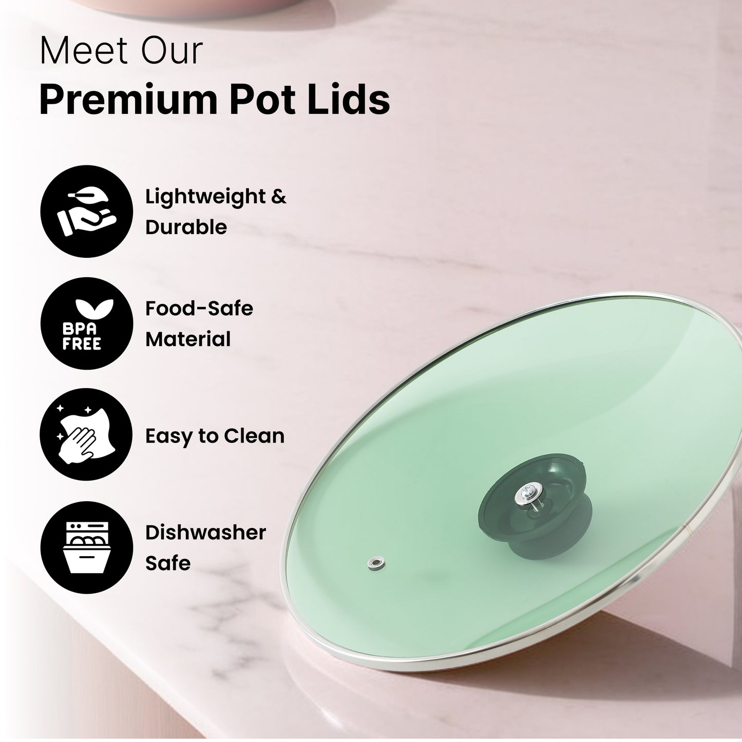 The Better Home UMAI cooking lid - Steam vent for safe cooking