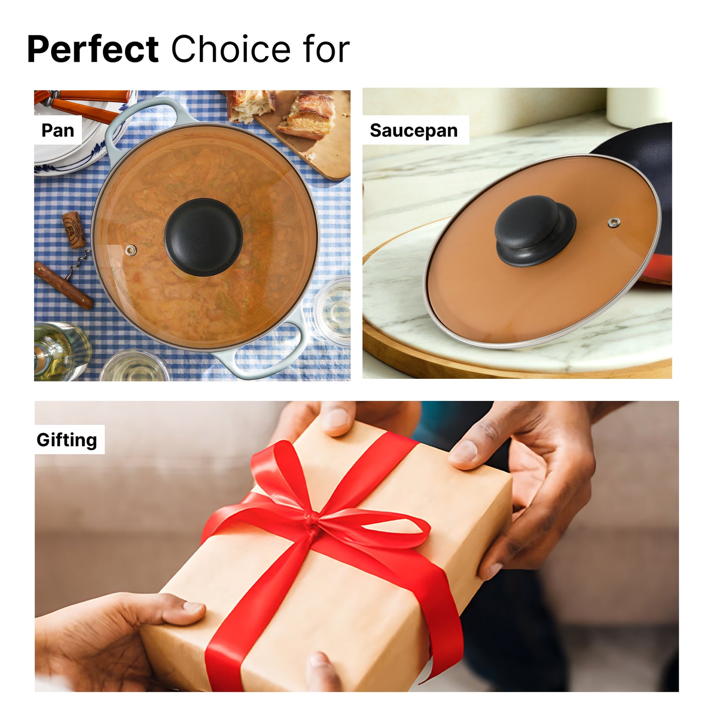 The Better Home UMAI Pot Lid - Versatile kitchen accessory