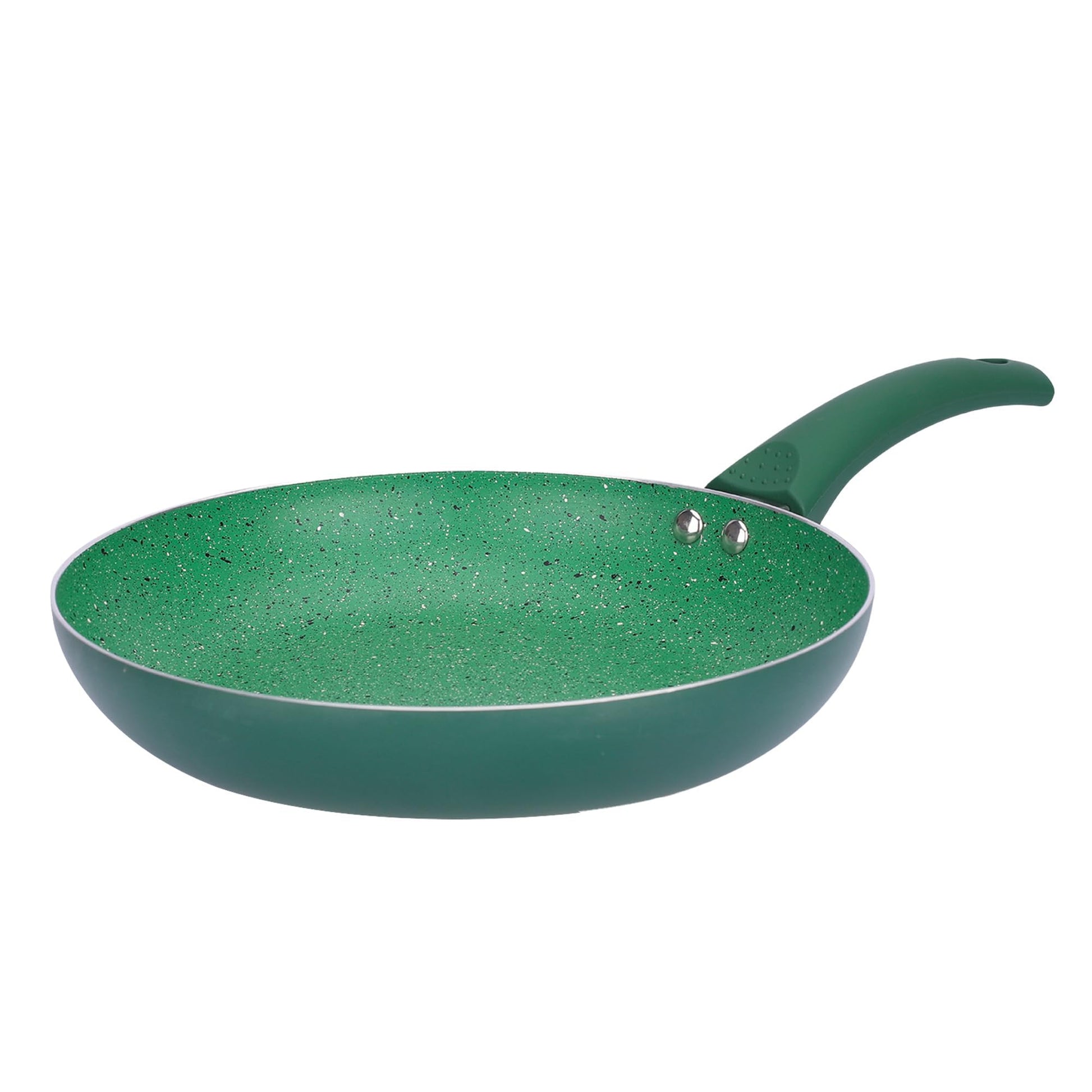 Buy Non Stick Frying Pan 3 Layer Coating, Easy Grip 24 cm Green