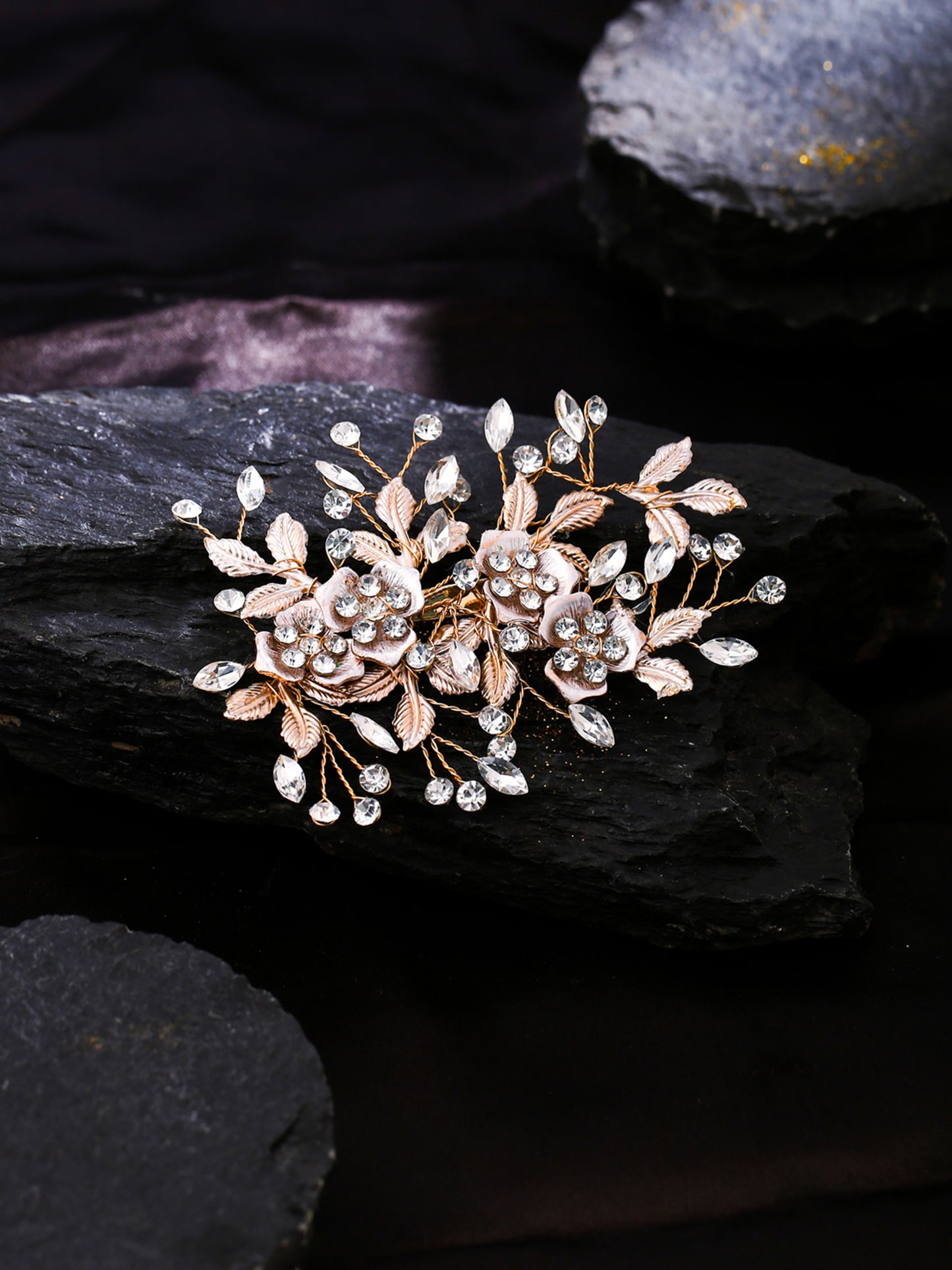 Yellow Chimes women's headband - versatile bridal design