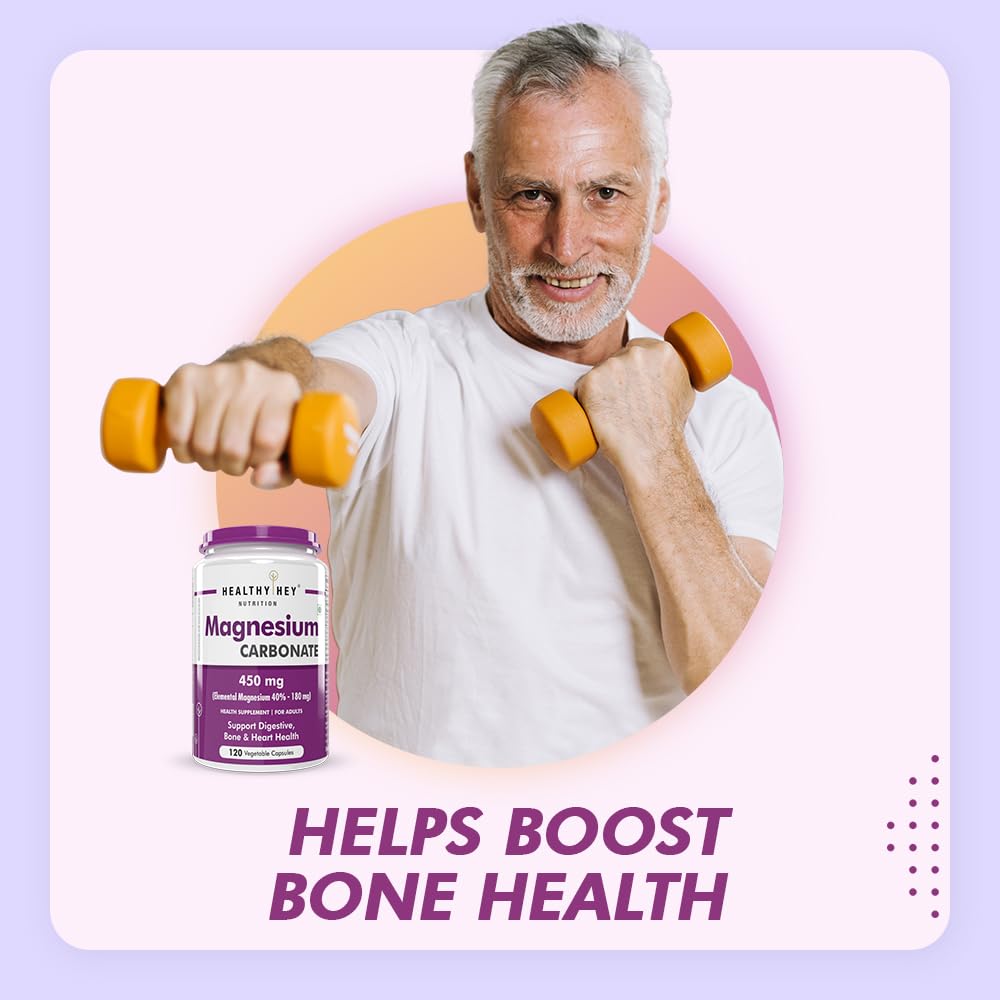 Healthyhey nutrition magnesium capsules - essential for bones