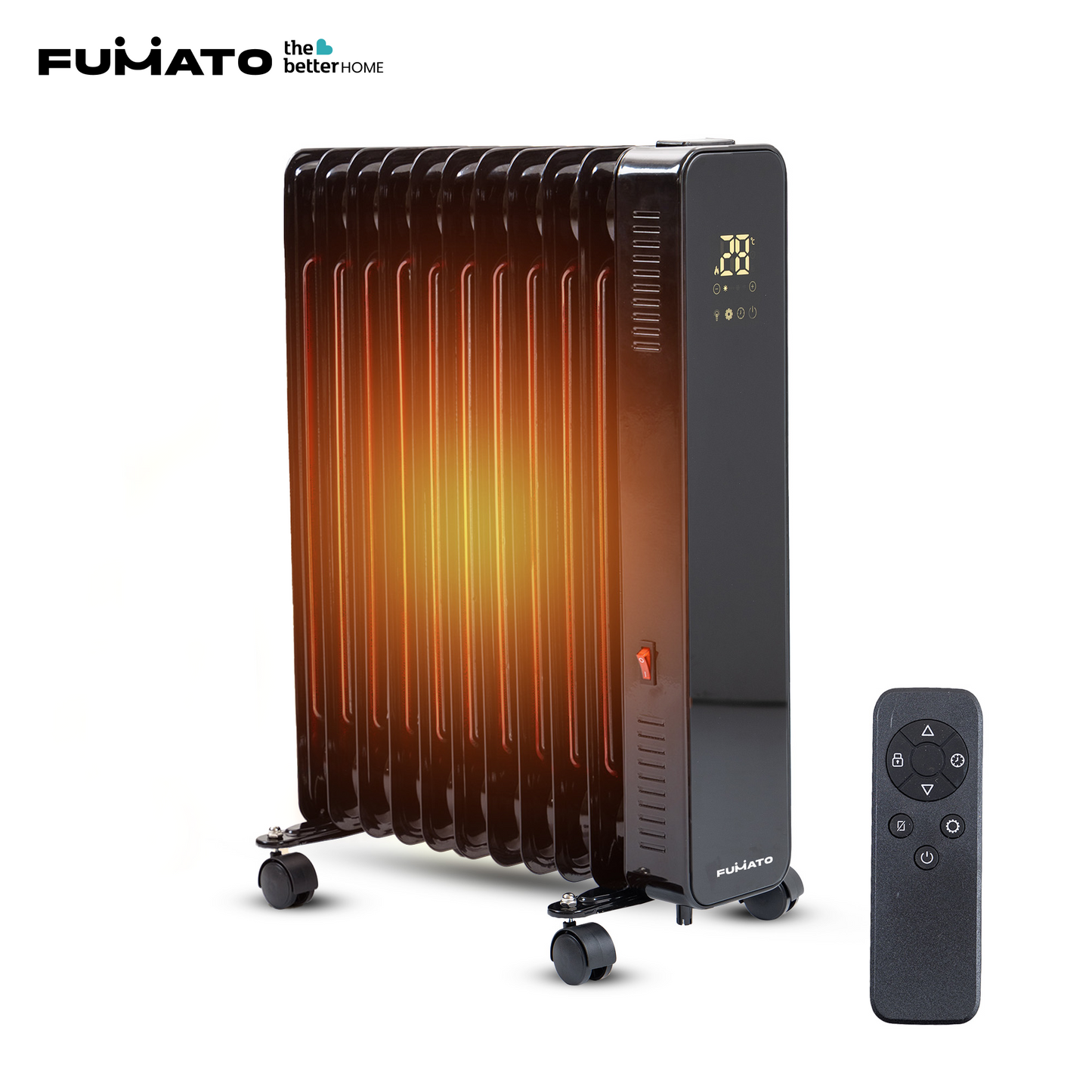 Fumato Oil Heater - Safe heating with child lock feature