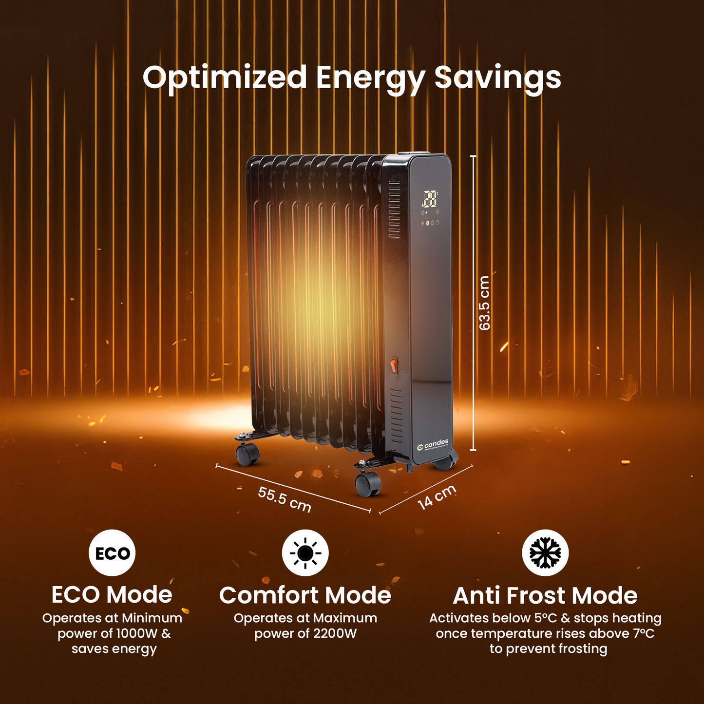 Fumato Oil Heater - Perfect for bedrooms and dorms