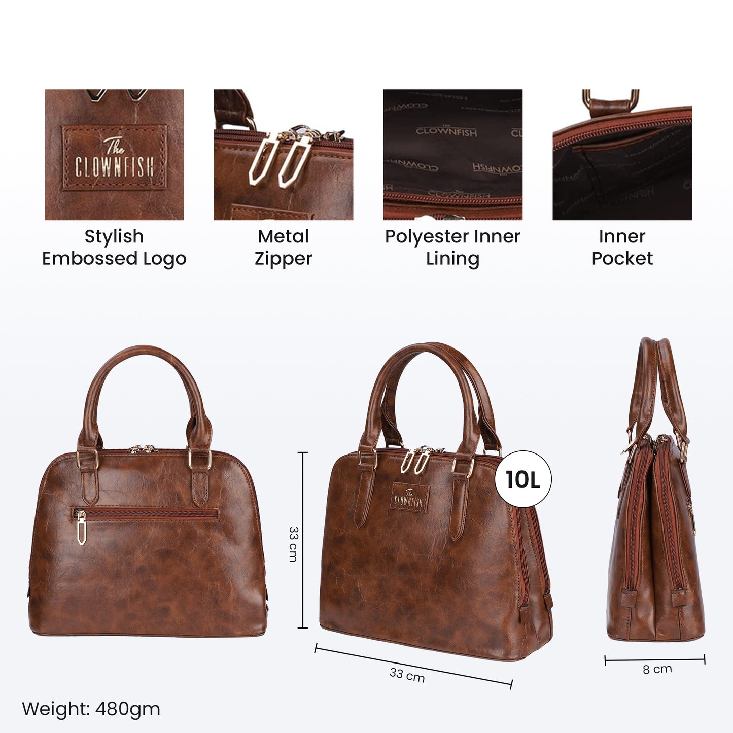 Clownfish Martina Handbag - Multi-use shoulder bag