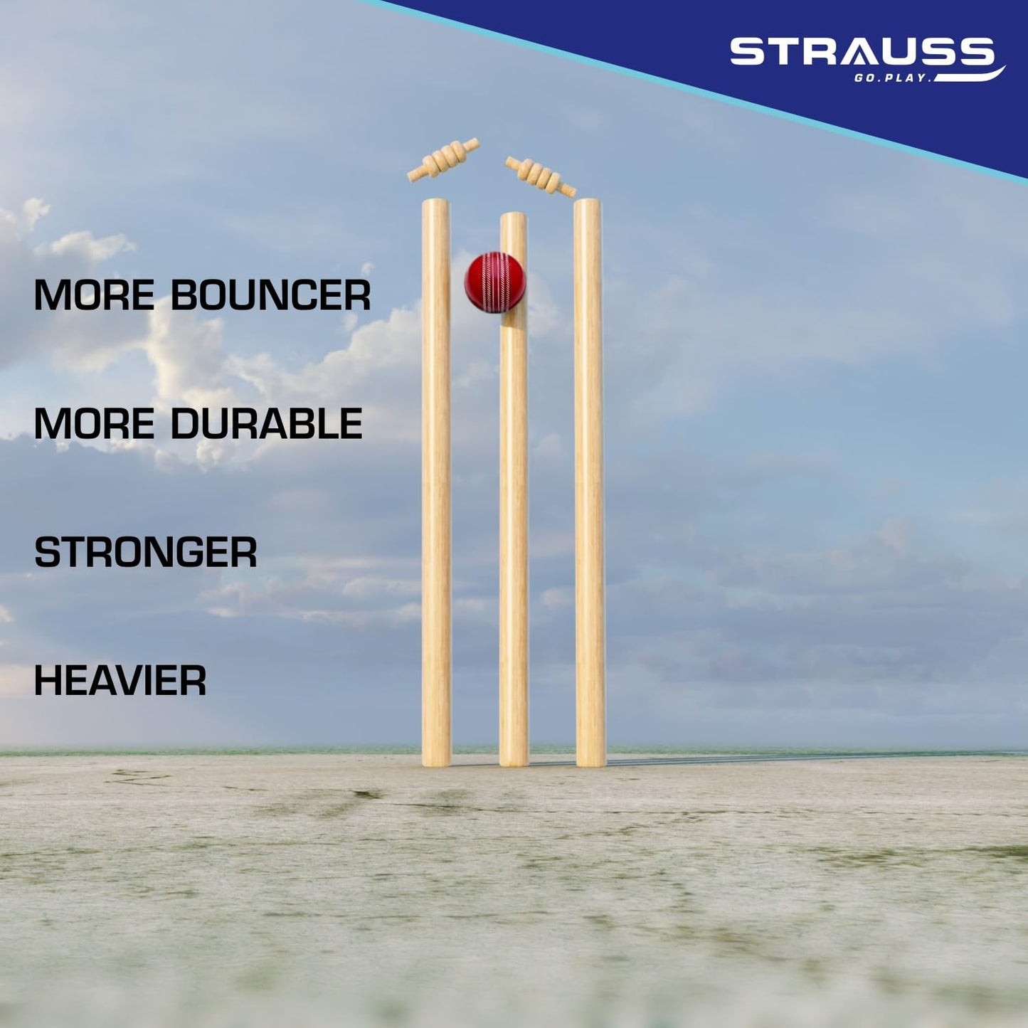 Strauss I-20 cricket ball - Street cricket