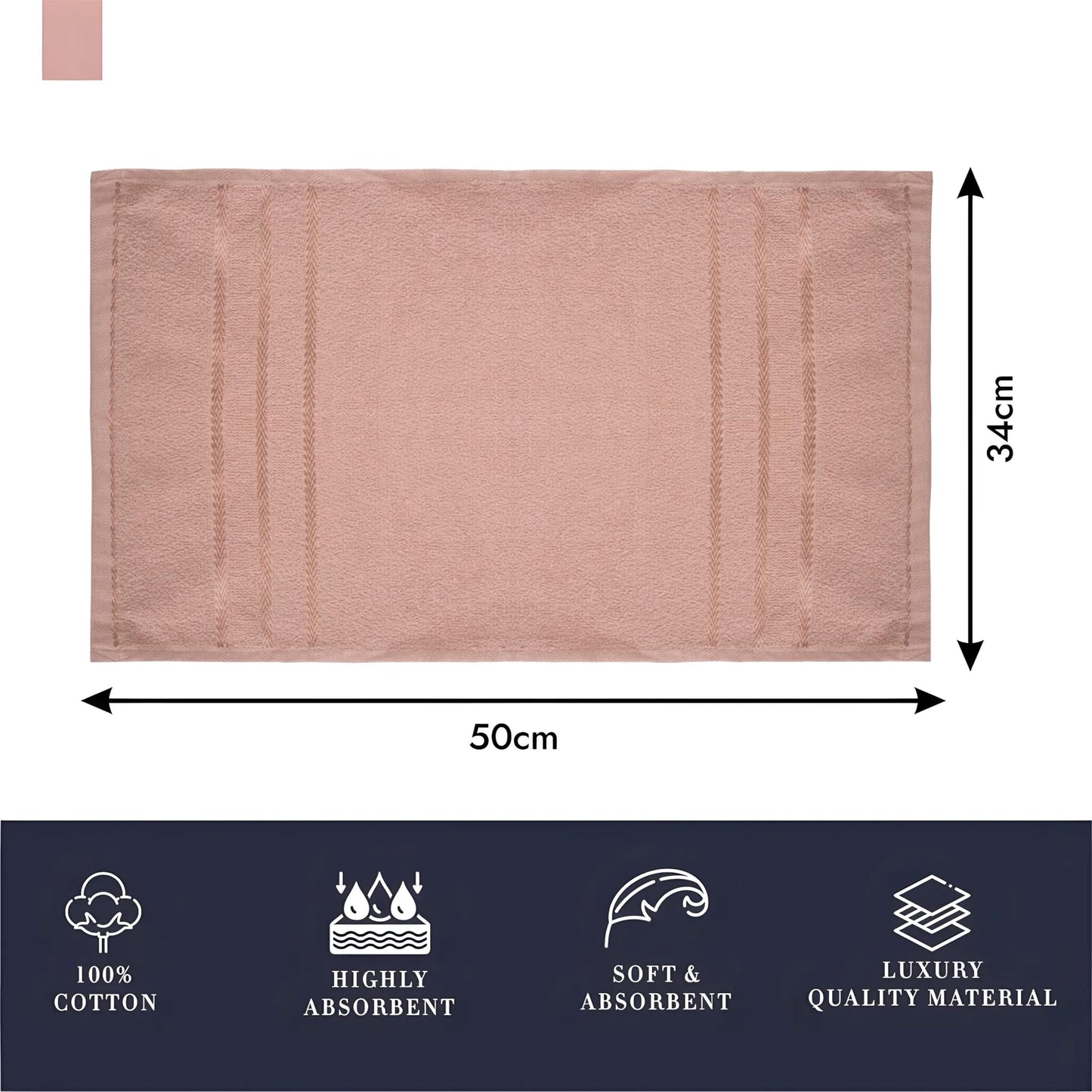 Kuber Industries face towel - Fresh post-shower