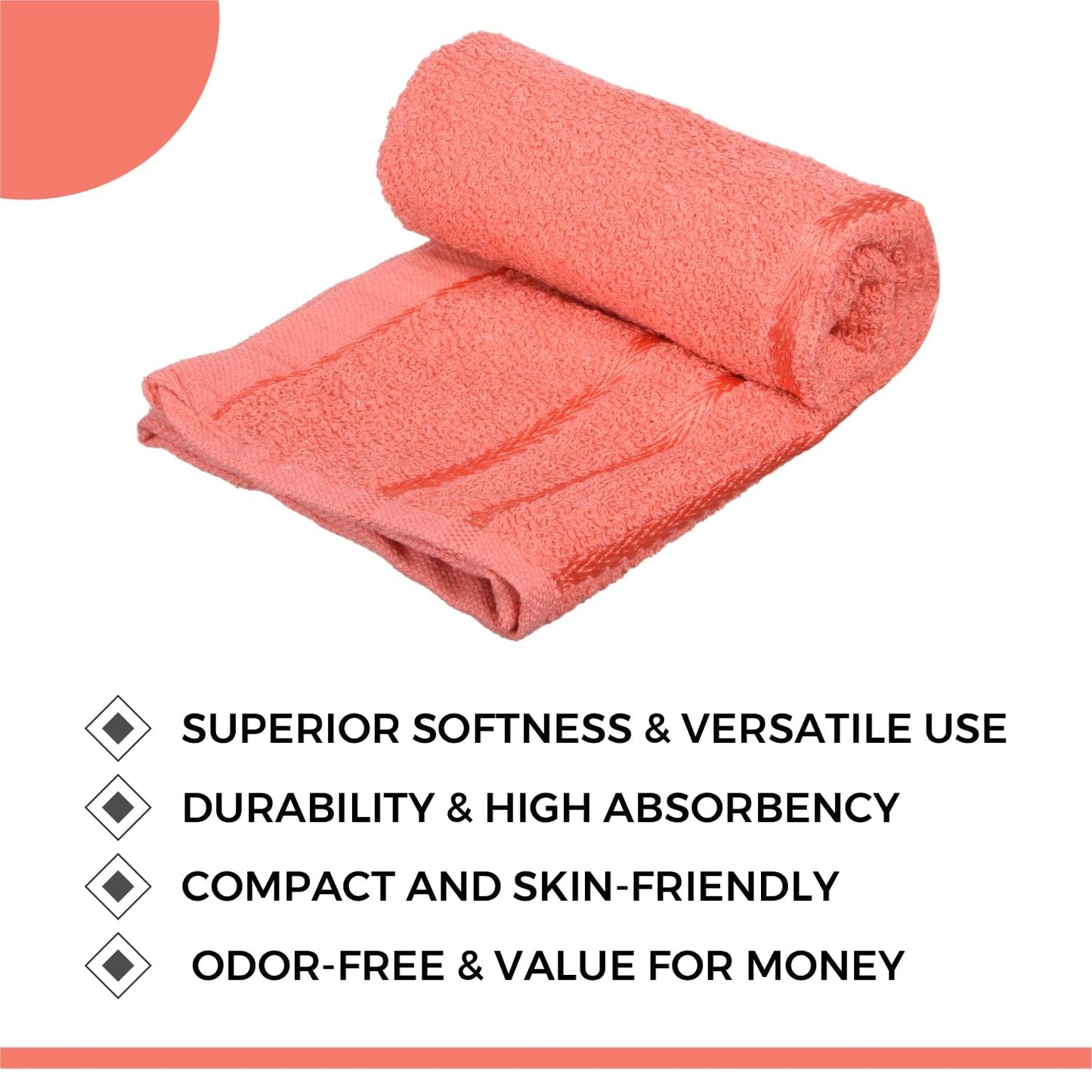Kuber Industries face towel - Travel essential