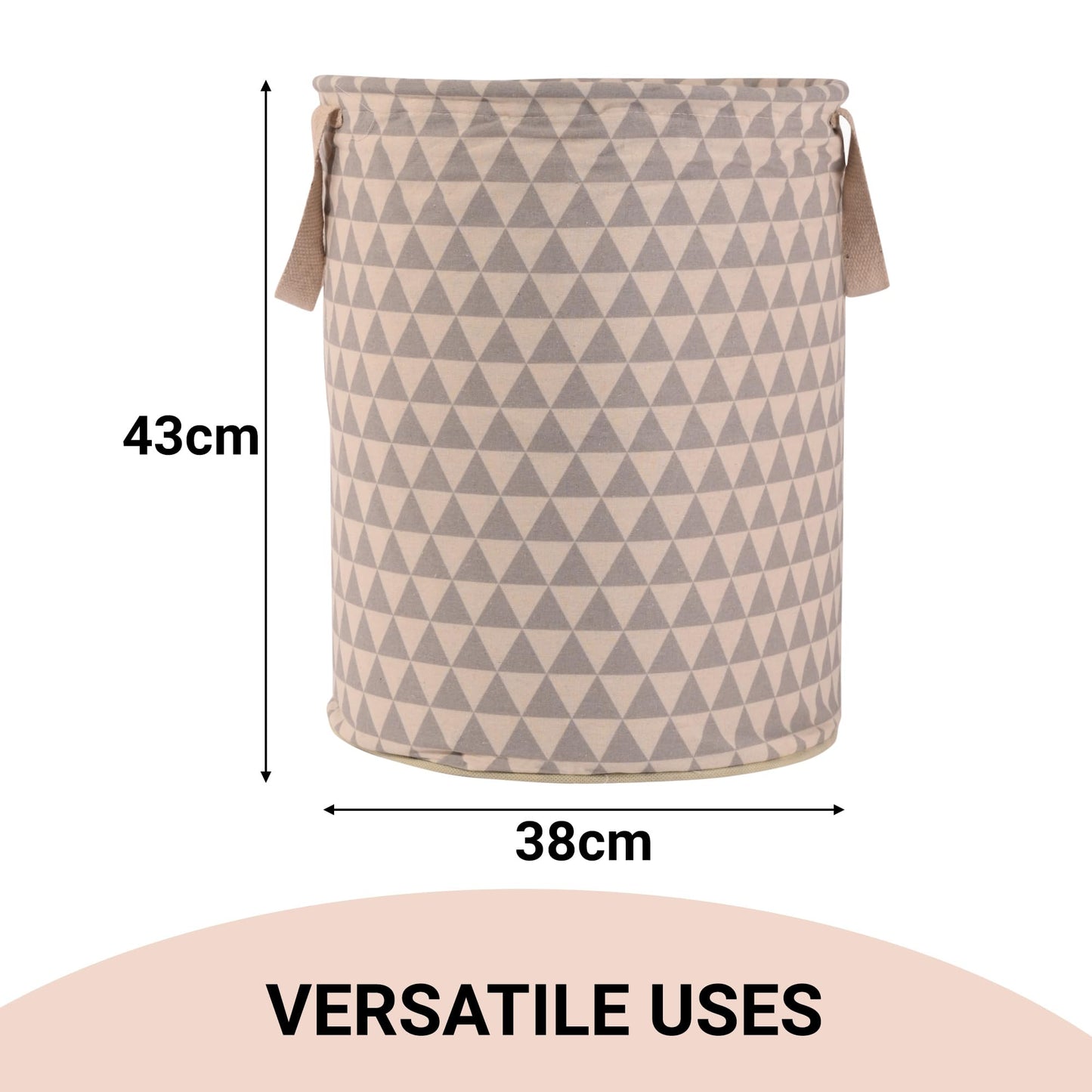 Kuber Industries foldable laundry basket - space saving